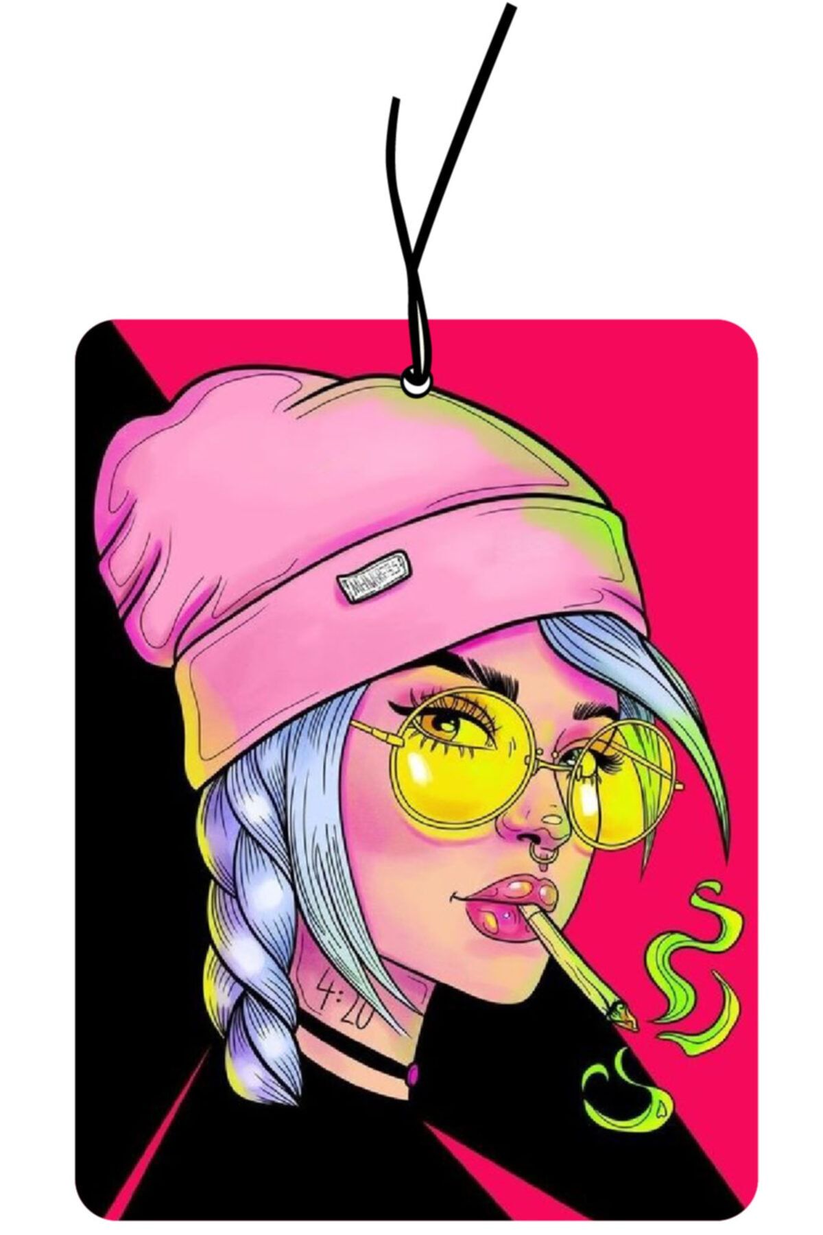 Duftpalm Cartoon Cigarette Girls Aesthetic Tasarımlı Dekoratif Oto Kokusu Ve Aksesuarı