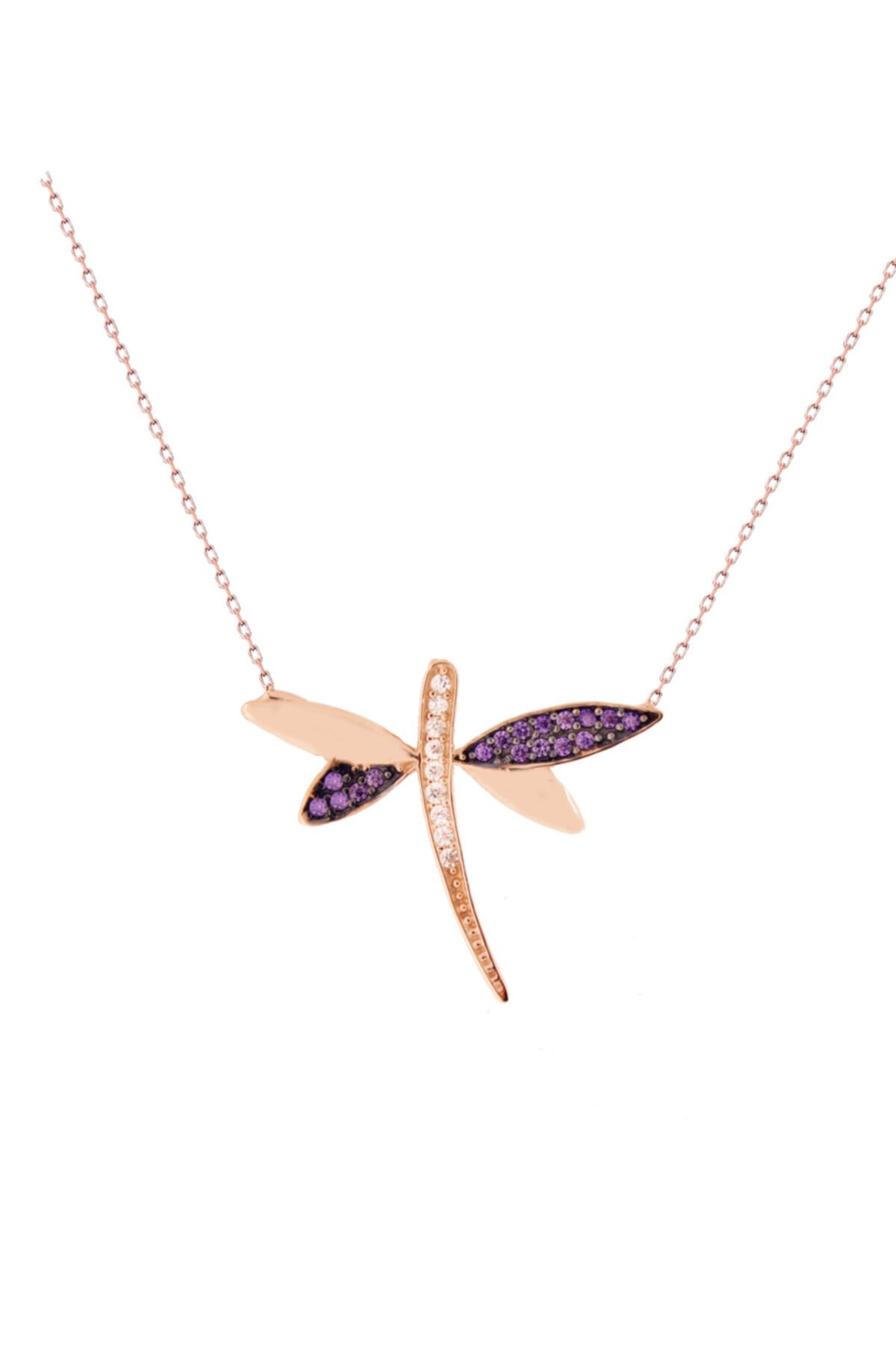 Alexander Atelier Yusufçuk Kolye 925 Silver Rose Kaplama