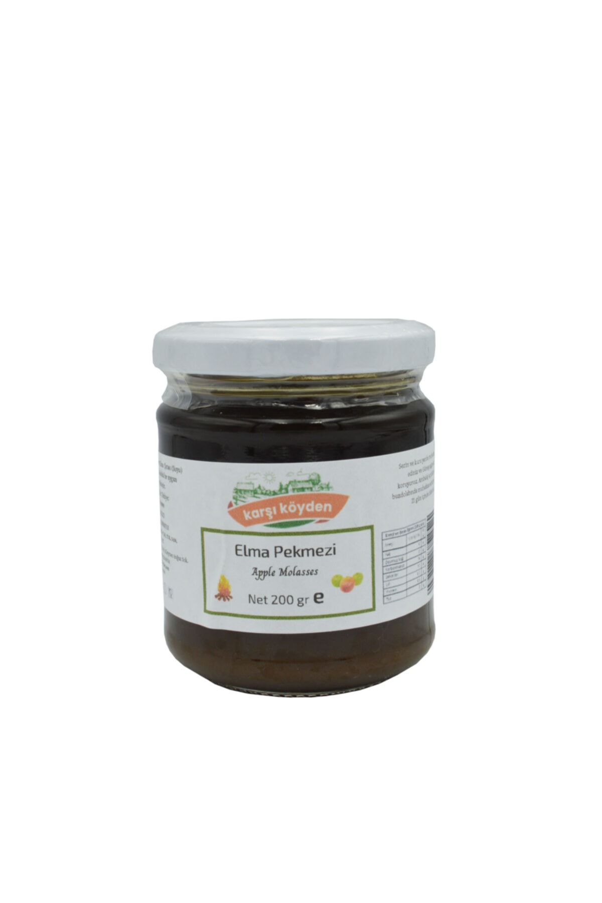 Karşı Köyden Elma Pekmezi (200GR - CAM KAVANOZ)