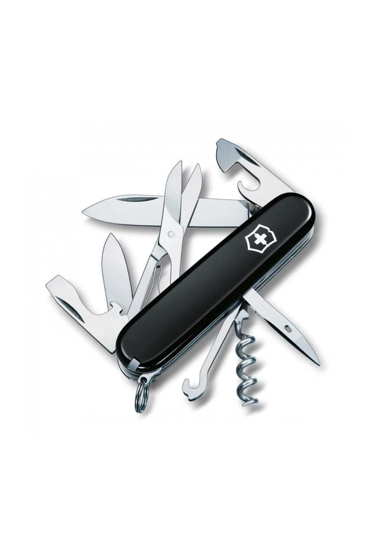Victorinox 1.3703.3B1 Climber Siyah Metalik Çakı (Blisterli)