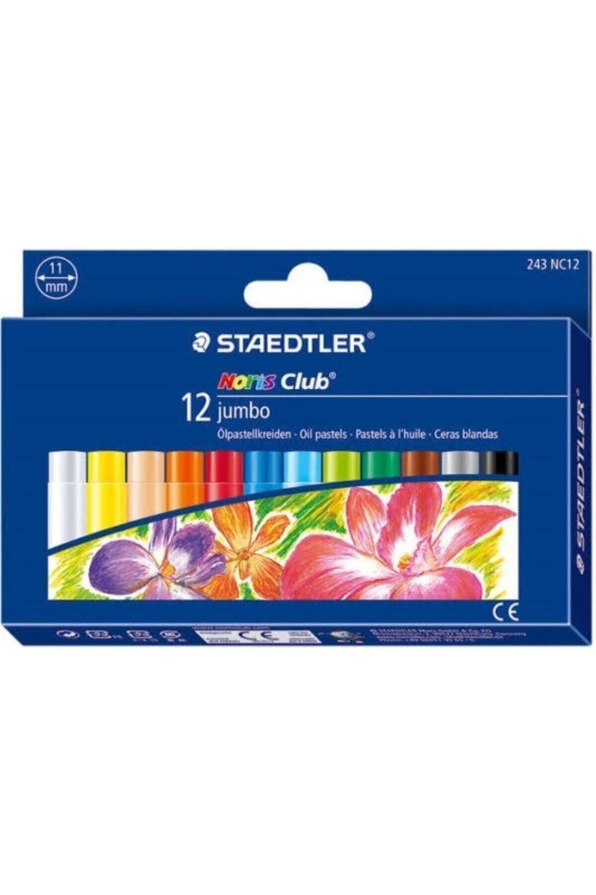 Staedtler 12 Renk Jumbo Pastel Boya 243 Nc12