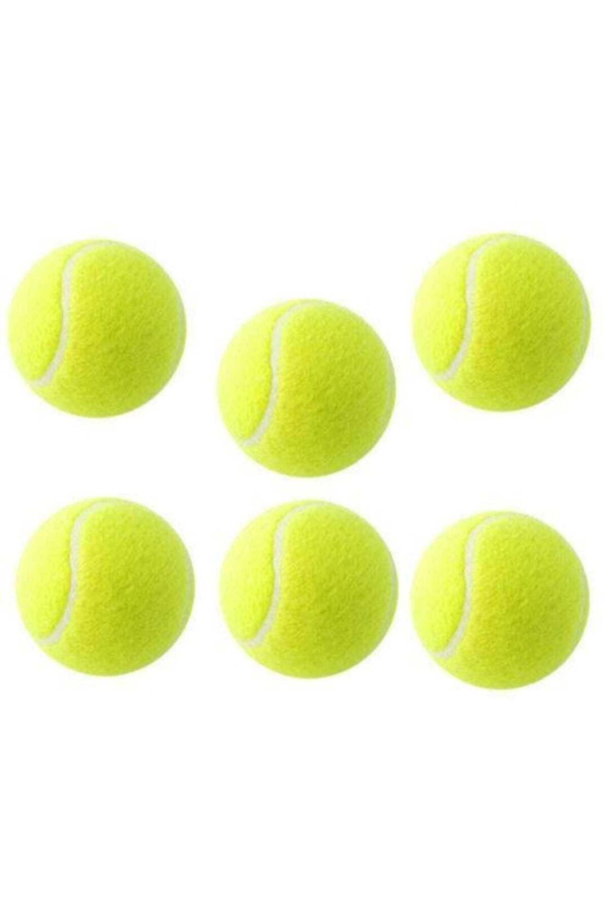 admay 6 Adet Sarı Tenis Topu Antrenman Tenis Topu