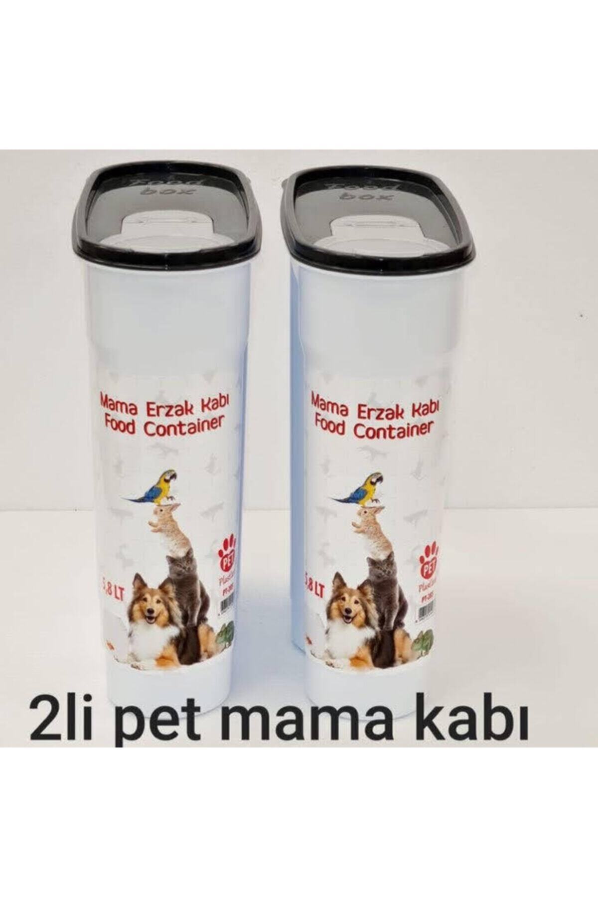 Miami Home 2 Li Evcil Hayvan Kuru Mama Saklama Kabı