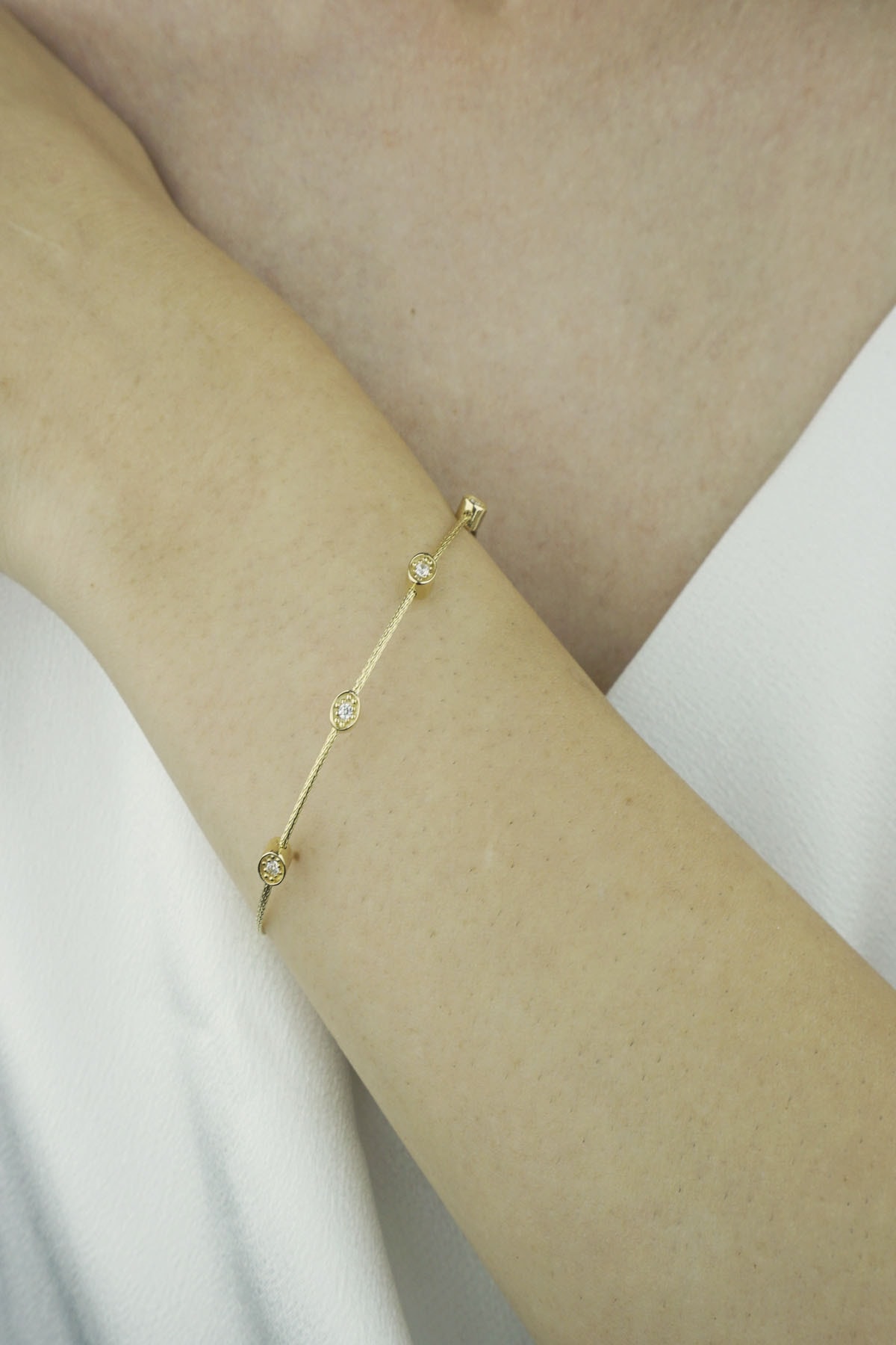 TUNCAY KUYUMCULUK Örgü Model Şahane Kelepçe Altın Bilezik