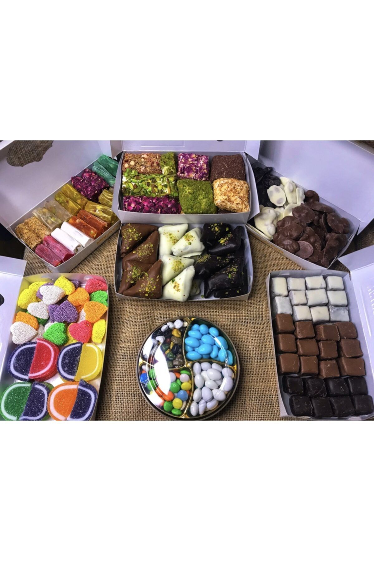 yamanlar kayısı Yeni Şekerleme Paketimiz(3,150 Gr-8 Çeşit)
