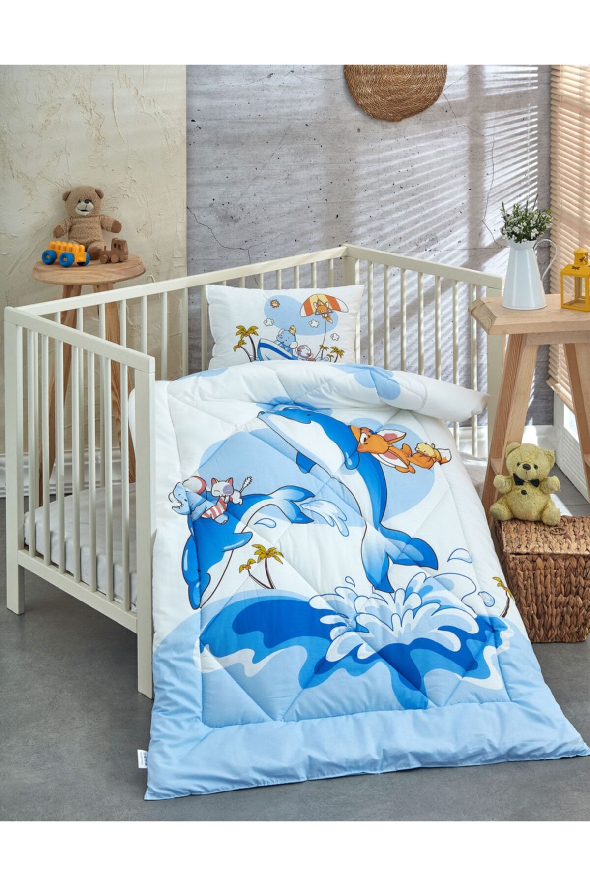 Komfort Home Ranforce Bebek Yorgan Seti %100 Pamuk / V1