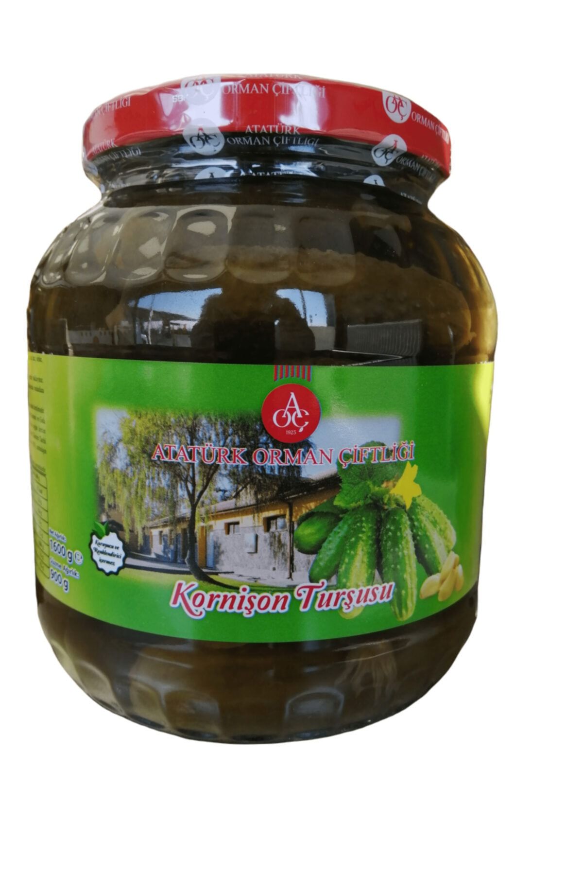 Atatürk Orman Çiftliği Kornişon Salatalık Turşu 1600 Gr