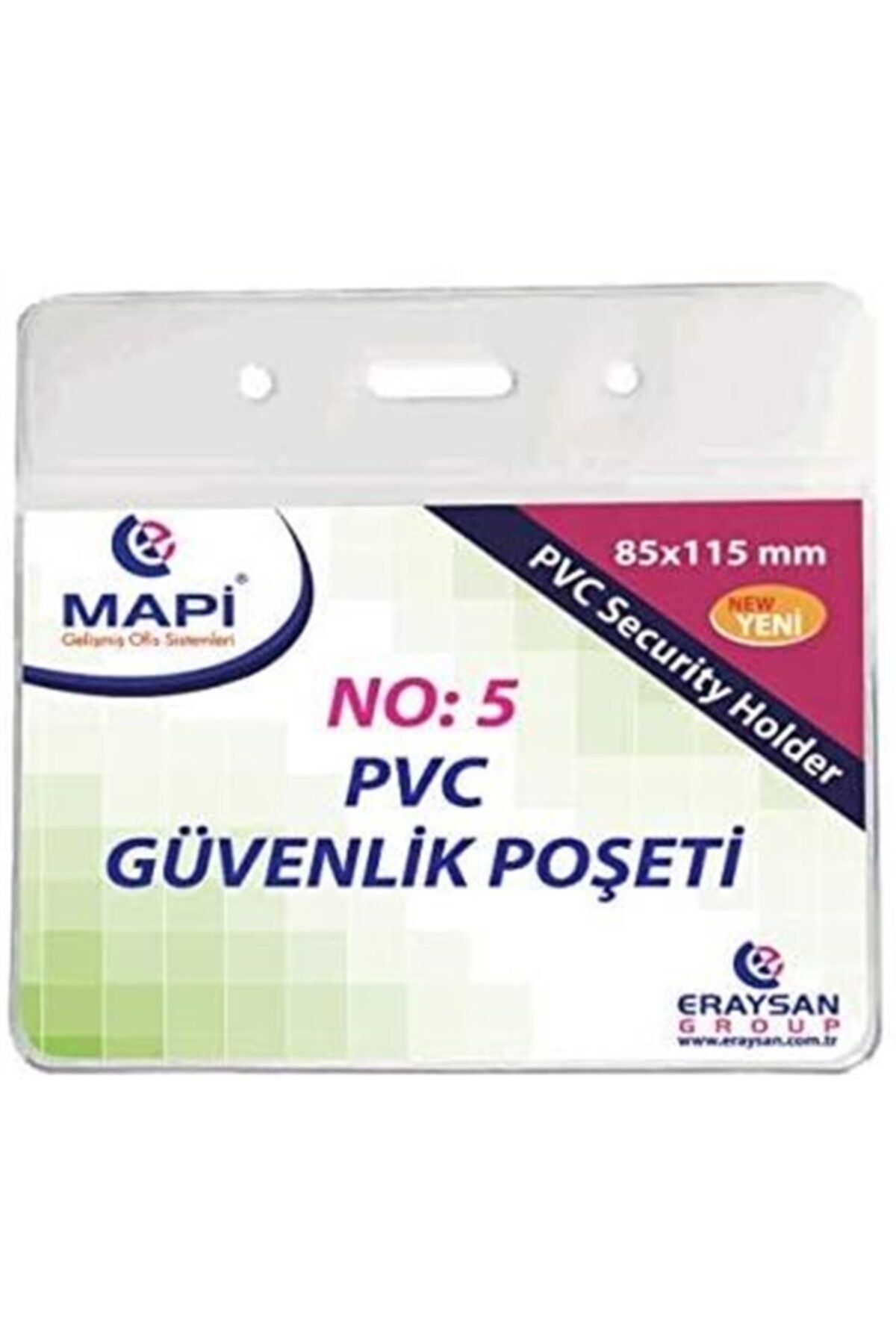 Mapi Kart Poşeti Özel Üretim 5 Nolu 85x115 Mm Şeffaf (100 Lü)