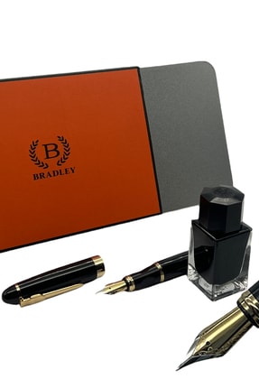 Mürekkepli Özel Metal Kutulu Dolma Kalem Seti Image 0