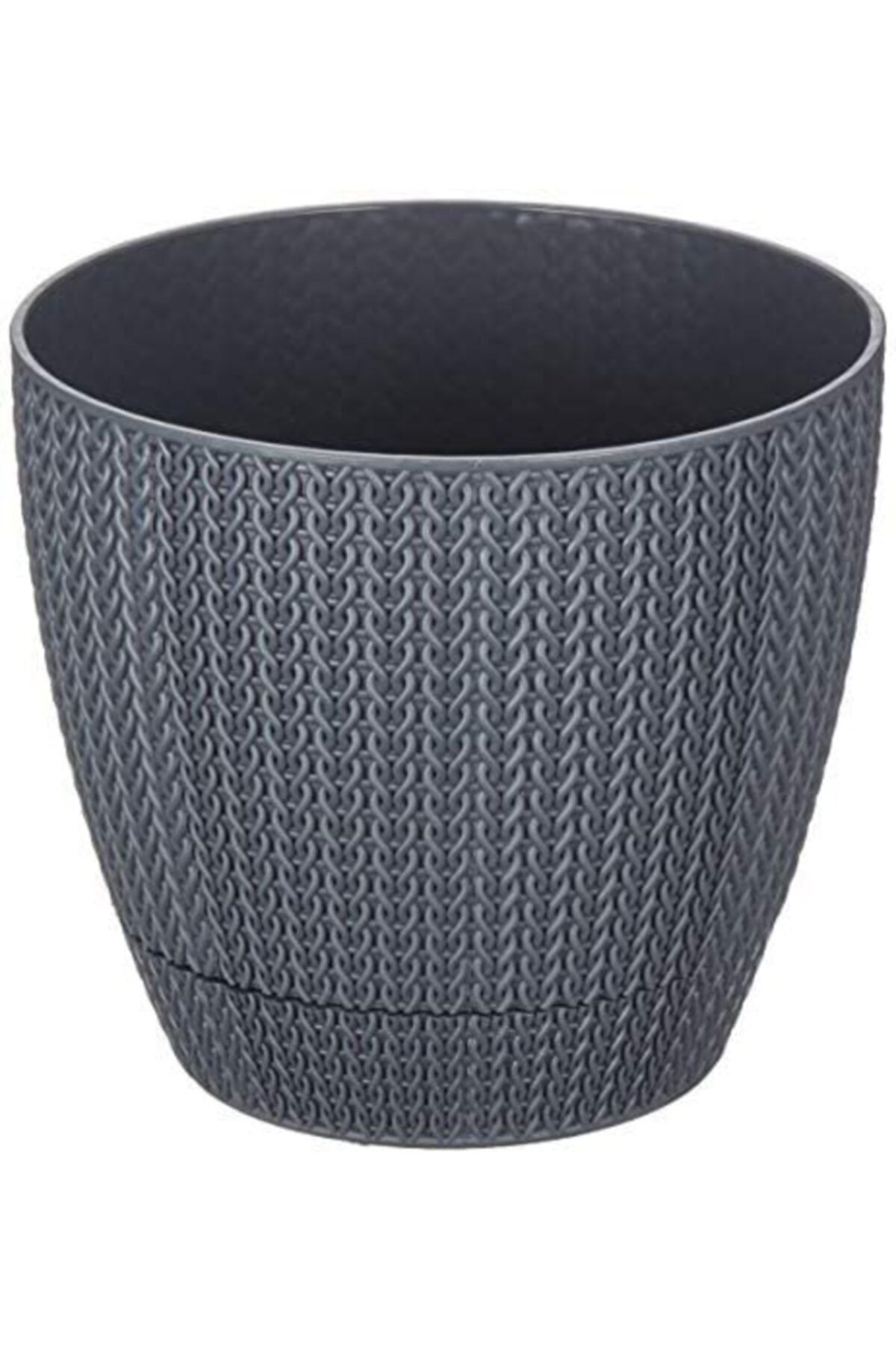 SERİNOVA Sümela Saksı No 1 650ml Antrasit Gri