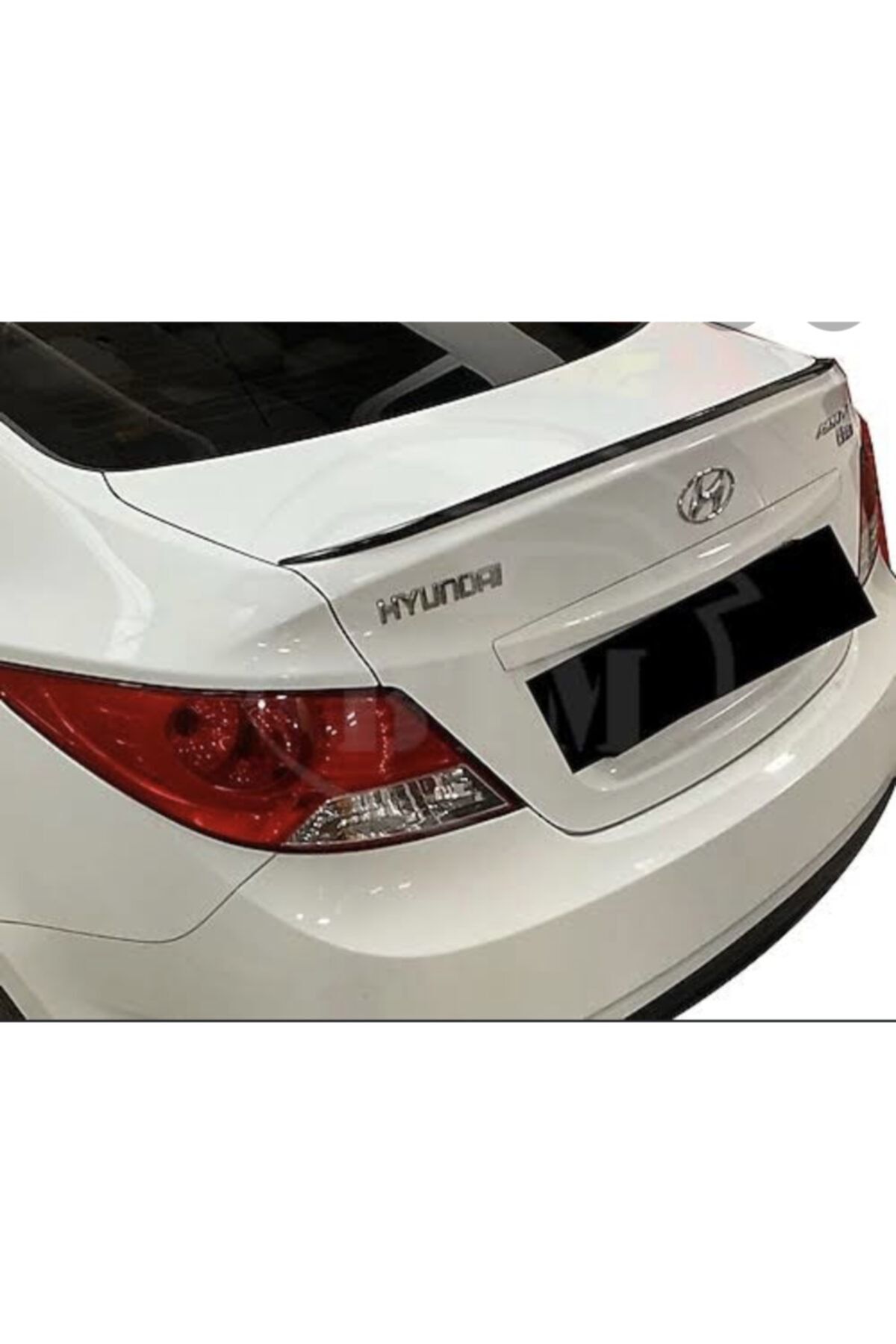 Kingstar Hyundai Accent Blue Uyumlu Araca Özel Bagaj Üstü Spoiler Çıtası Piano Black Yoen0002785