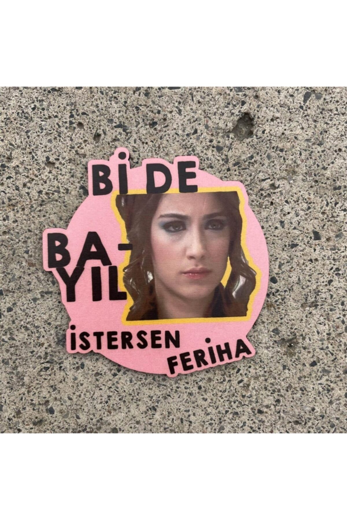 Planet Butik Bi De Bayıl Istersen Feriha Bardak Altlığı