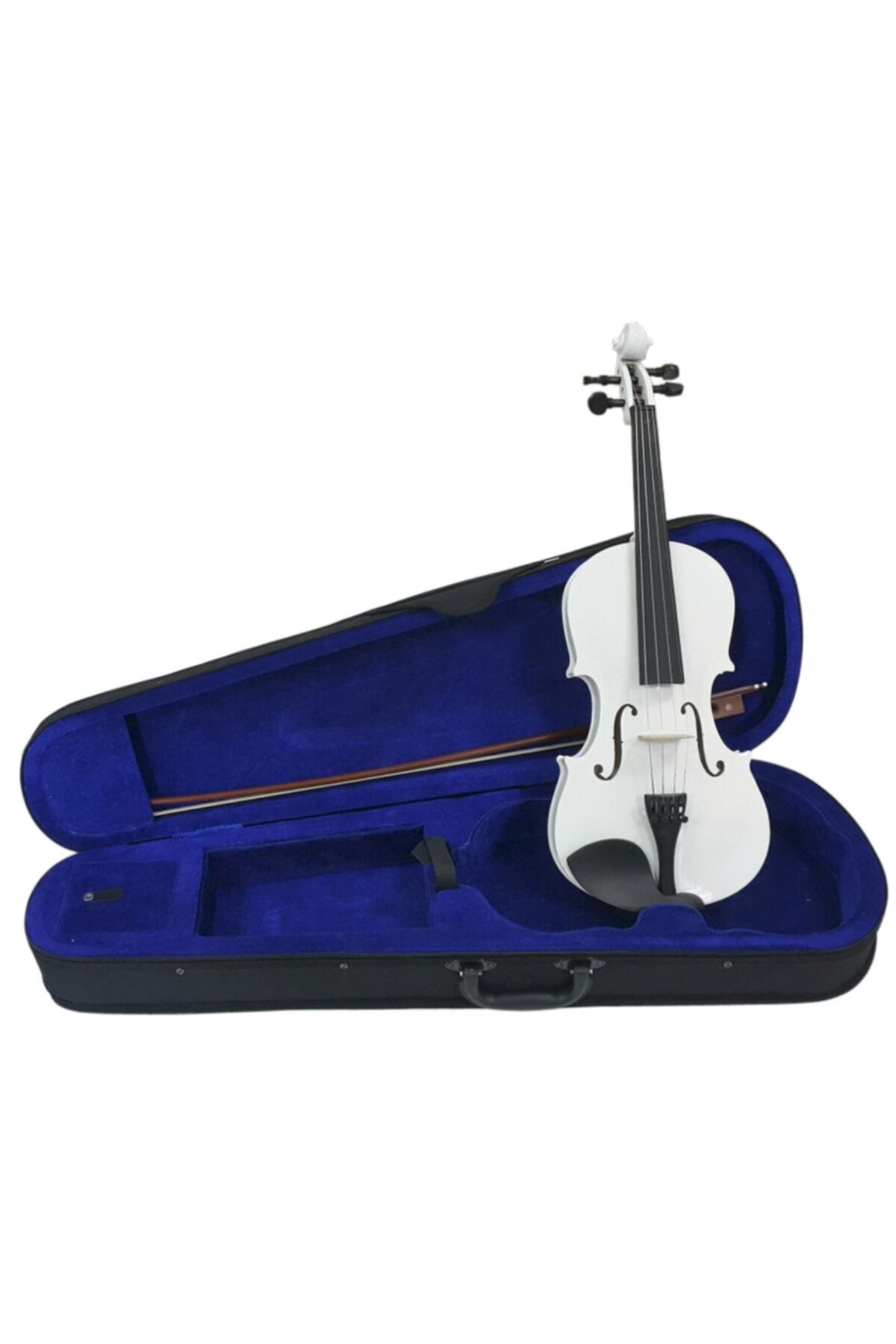 CREMONIA Vg001lwh Keman, Beyaz, Scale 4/4, Hardwood, Kumaş Sert