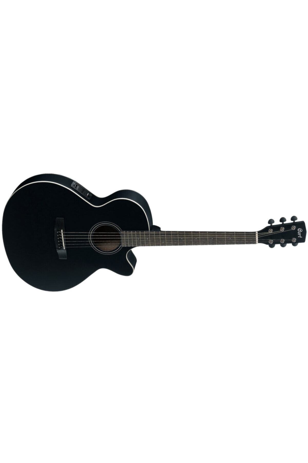CORT Sfx1fbk Elektro Akustik Cutaway Gitar, Siyah, Fishman Is