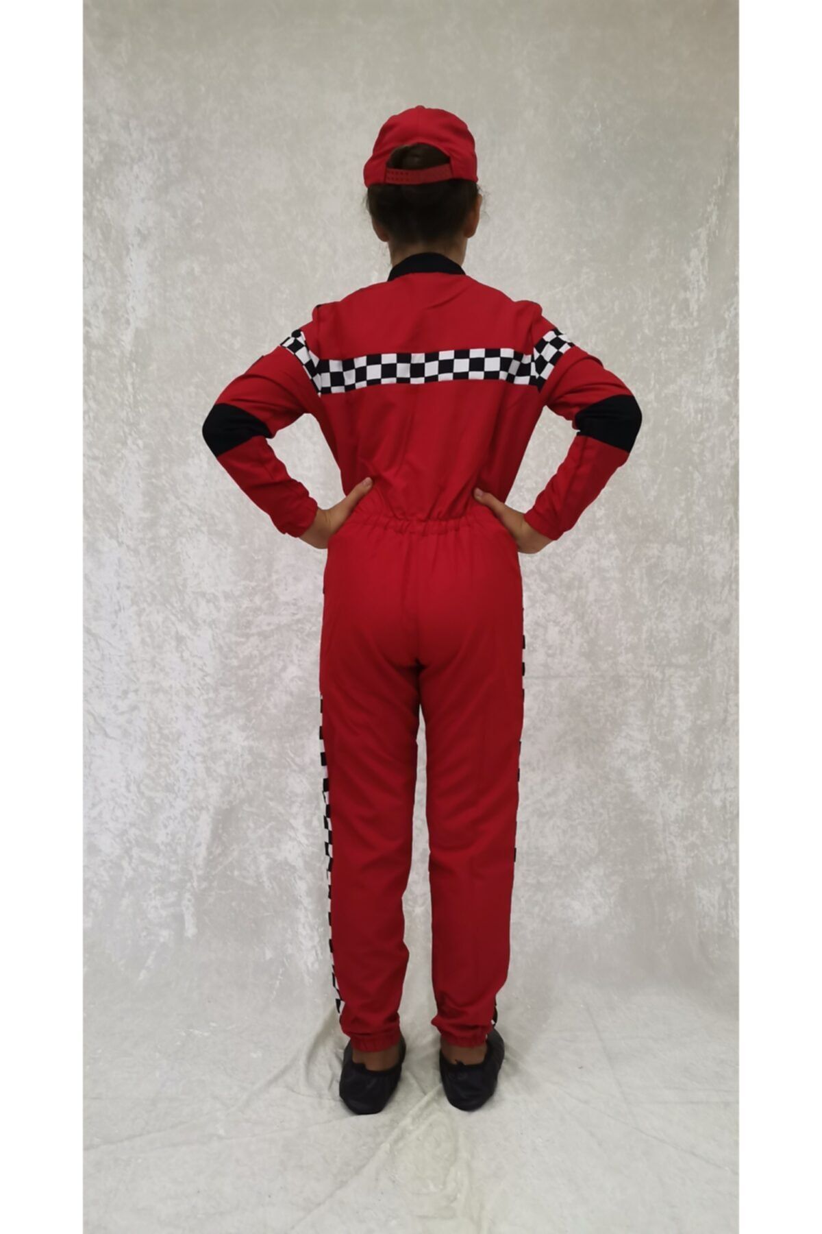 BATM KOSTÜM Unisex Çocuk Kırmızı Formula 1 Pilotu Kostümü
