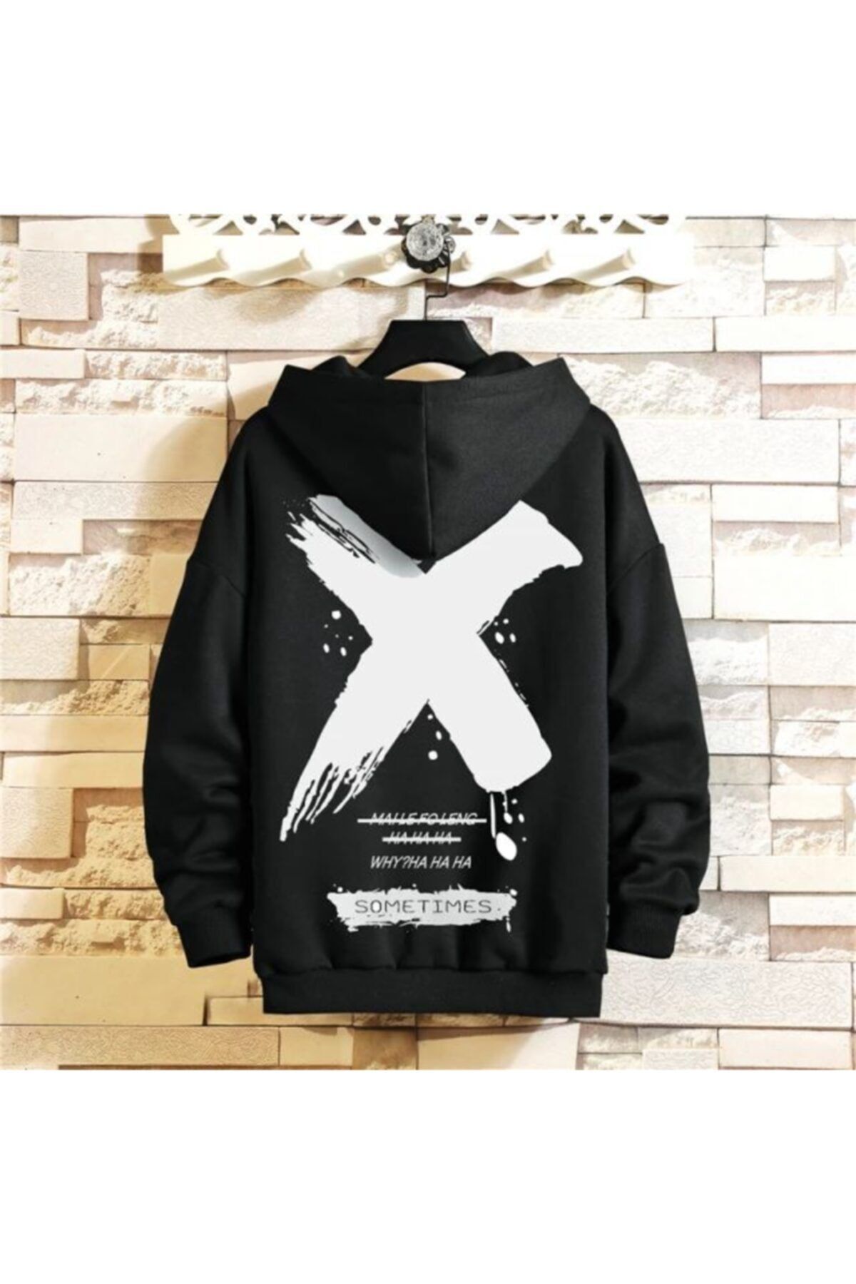 trendypassion Sırt Baskı X Sweatshirt