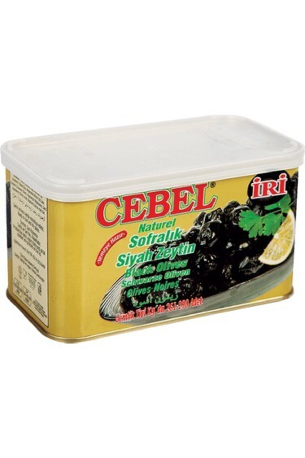 Cebel Siyah Zeytin Çok Iri Taneli 750 Gr
