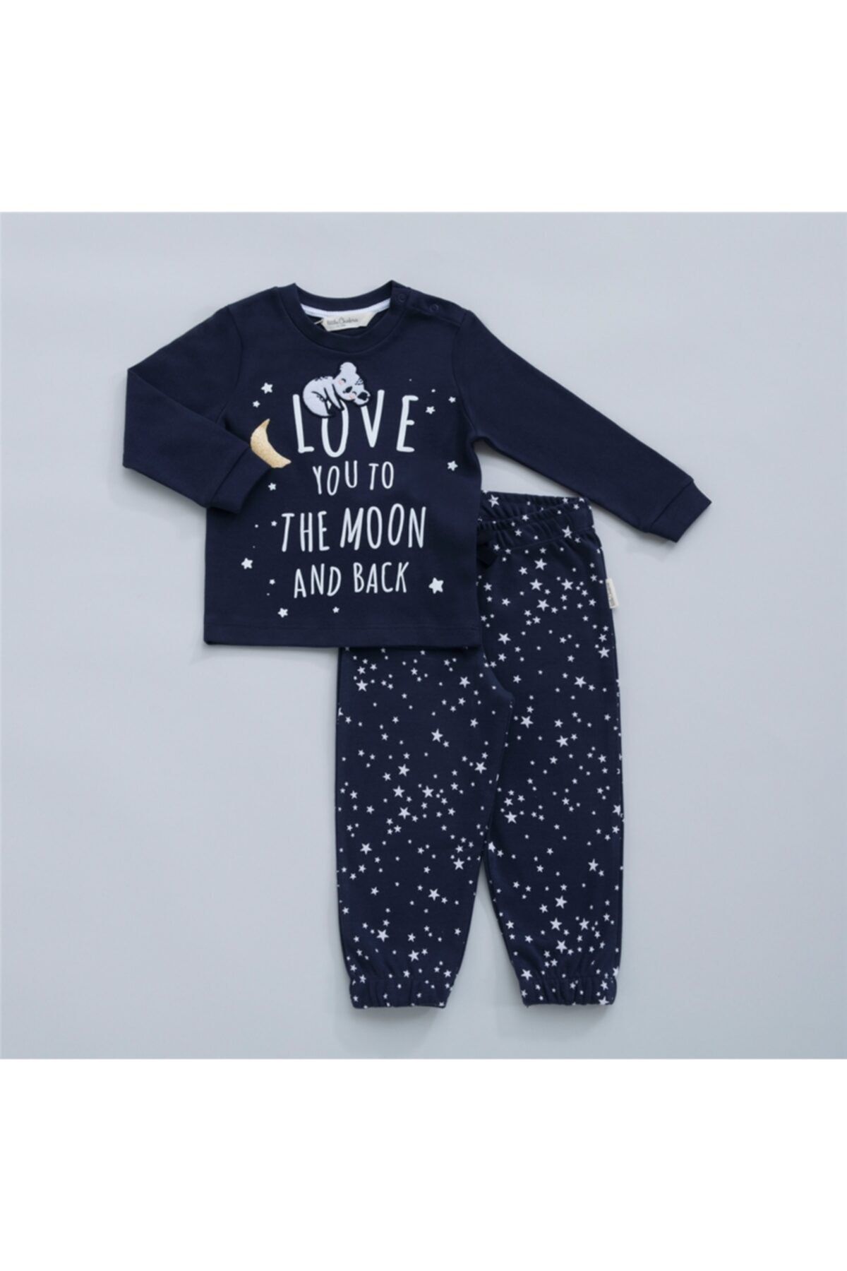 Chakra Love Pijama Takımı Lacivert