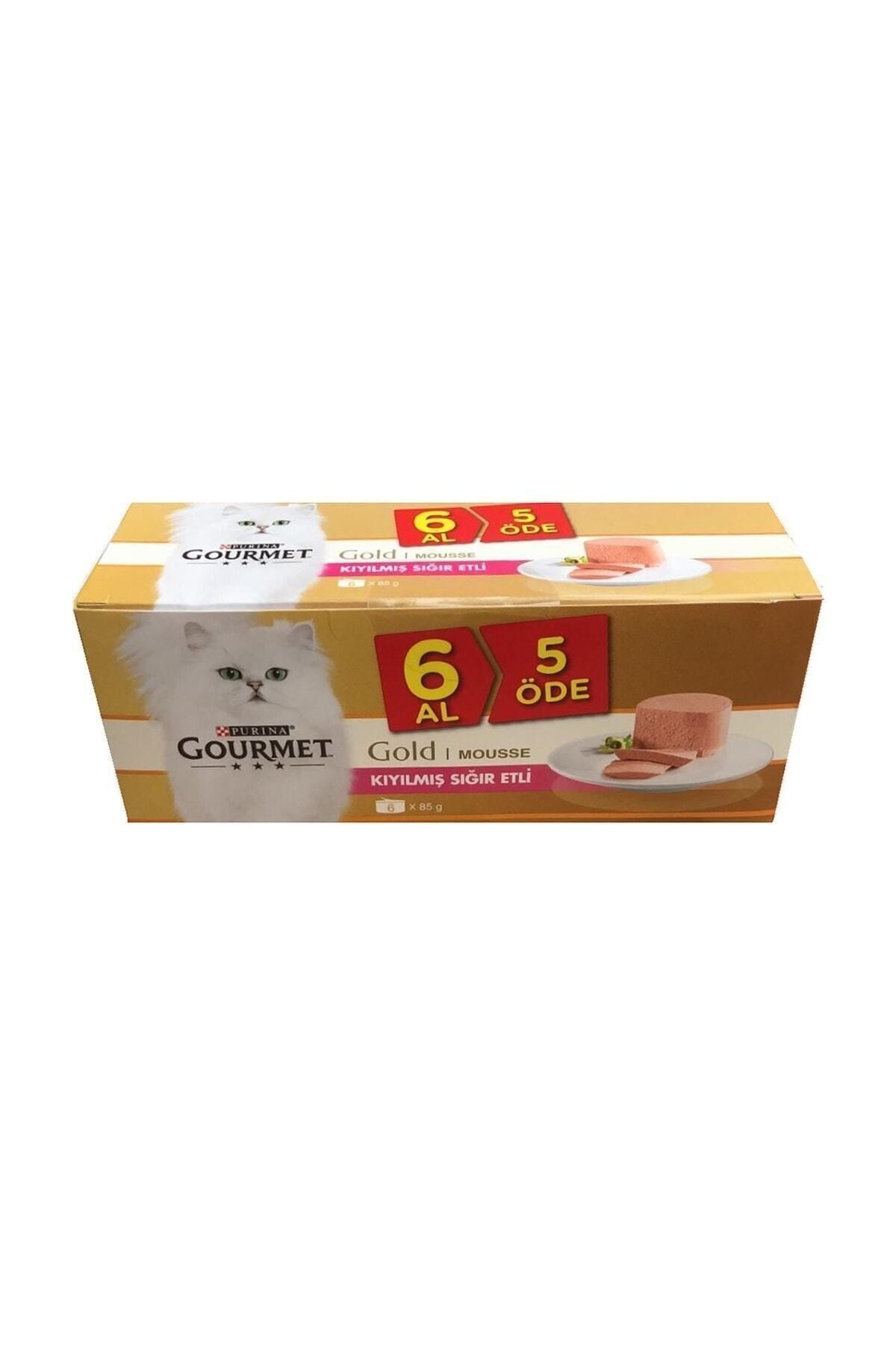 Gourmet Gold Gold Sığır Etli Kıyılmış Yetişkin Kedi Maması 85 Gr
