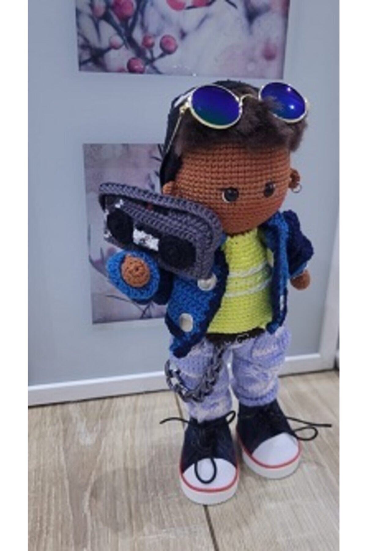 AKSA TİCARET Pascal Organik Oyuncak Amigurumi Bebek
