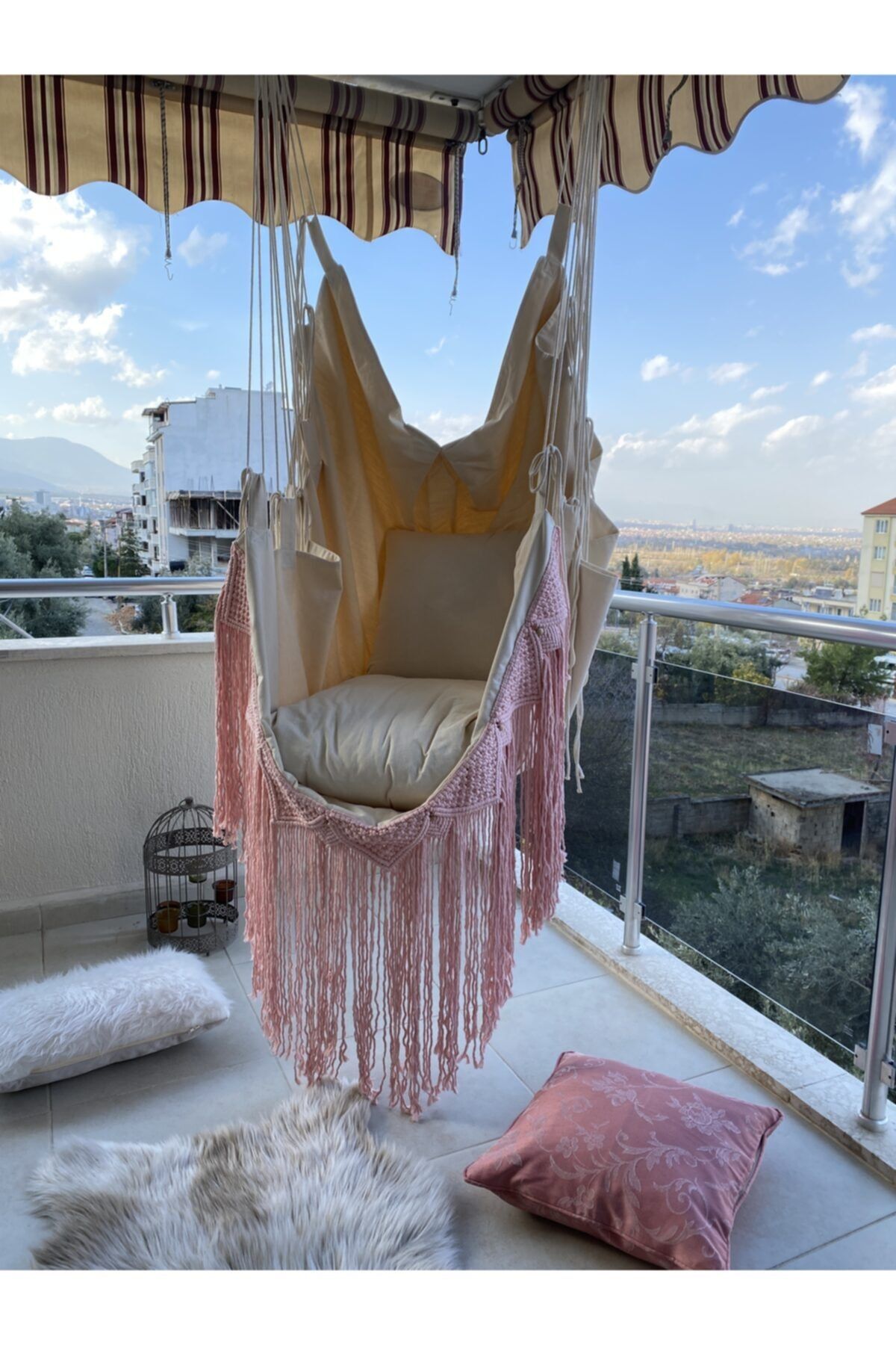 My Sun Home Macrome Makrome Bohem Salıncak Ve Hamak