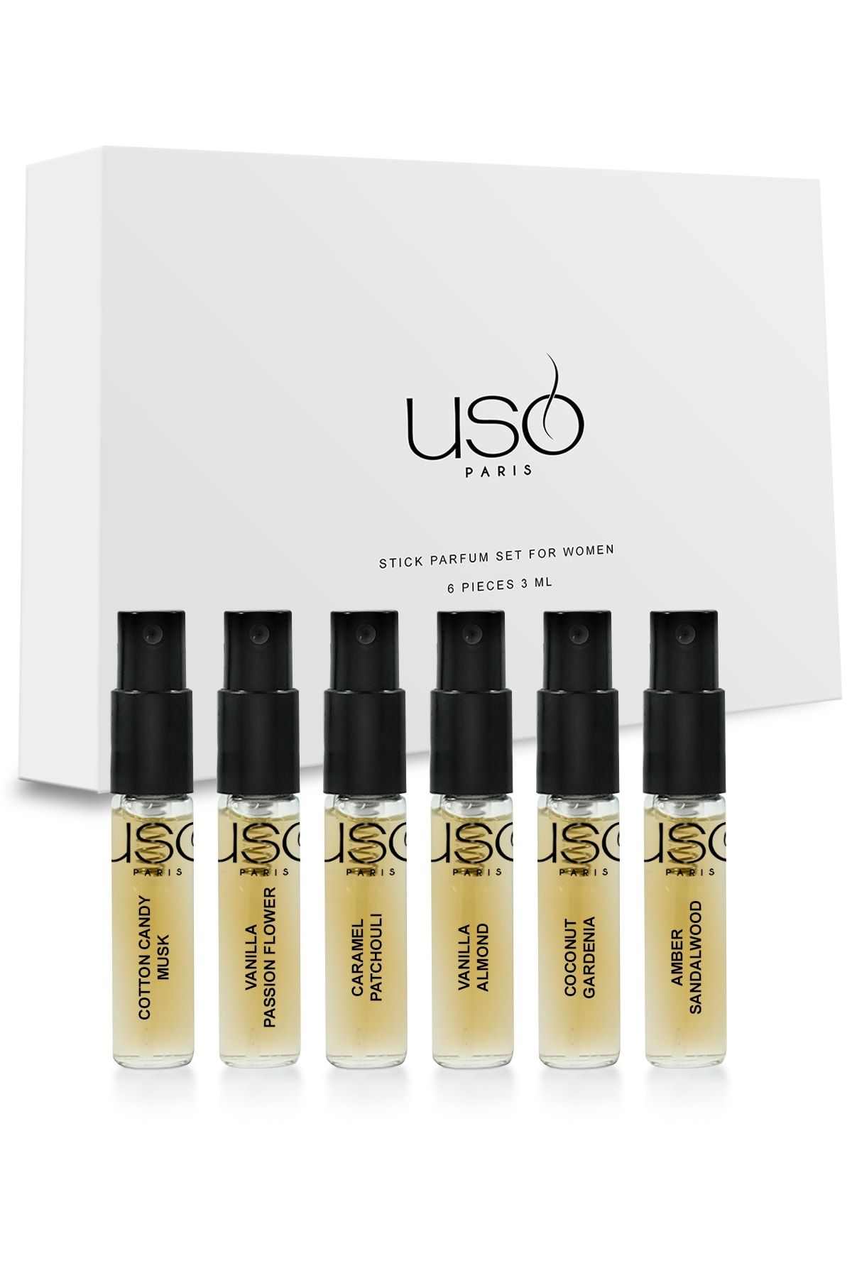 USO Stick Parfum Set 6 For Women 6x3 Ml Edp