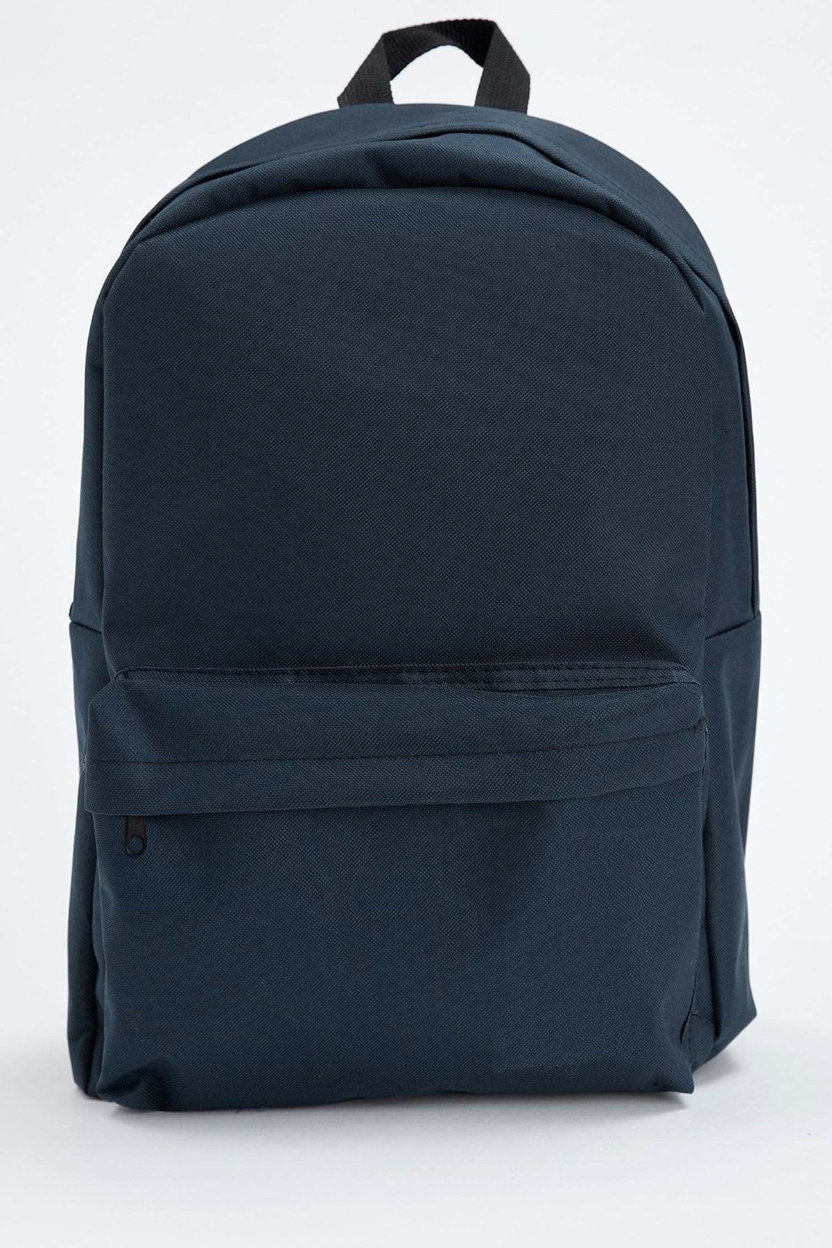 Bagorama Unisex Kumaş Basic Sırt Çantası - Lacivert