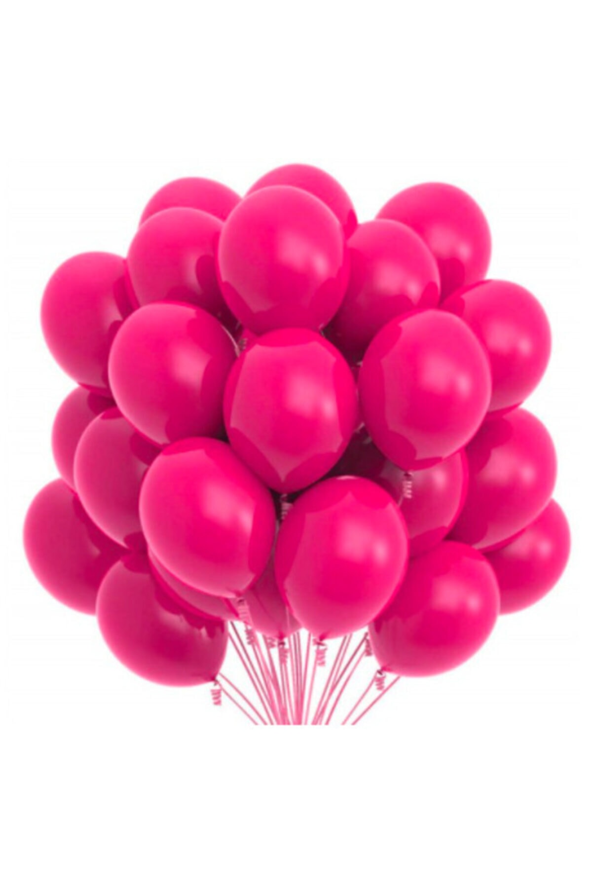 Bussniss organizasyon Fuşya Balon Doğum Günü Balonu (10 Adet-35cm) 12\