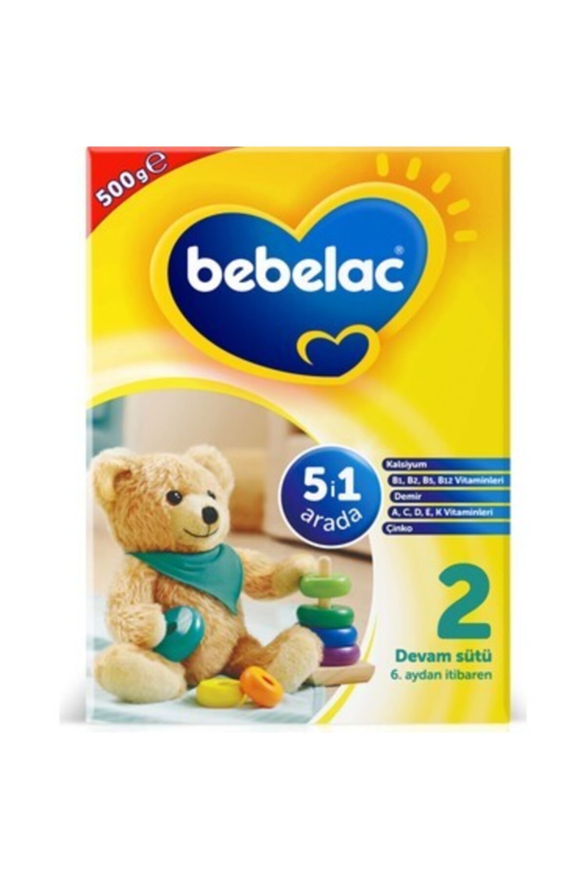 Bebelac 2 Numara Devam Sütü 500 gr 1 Adet