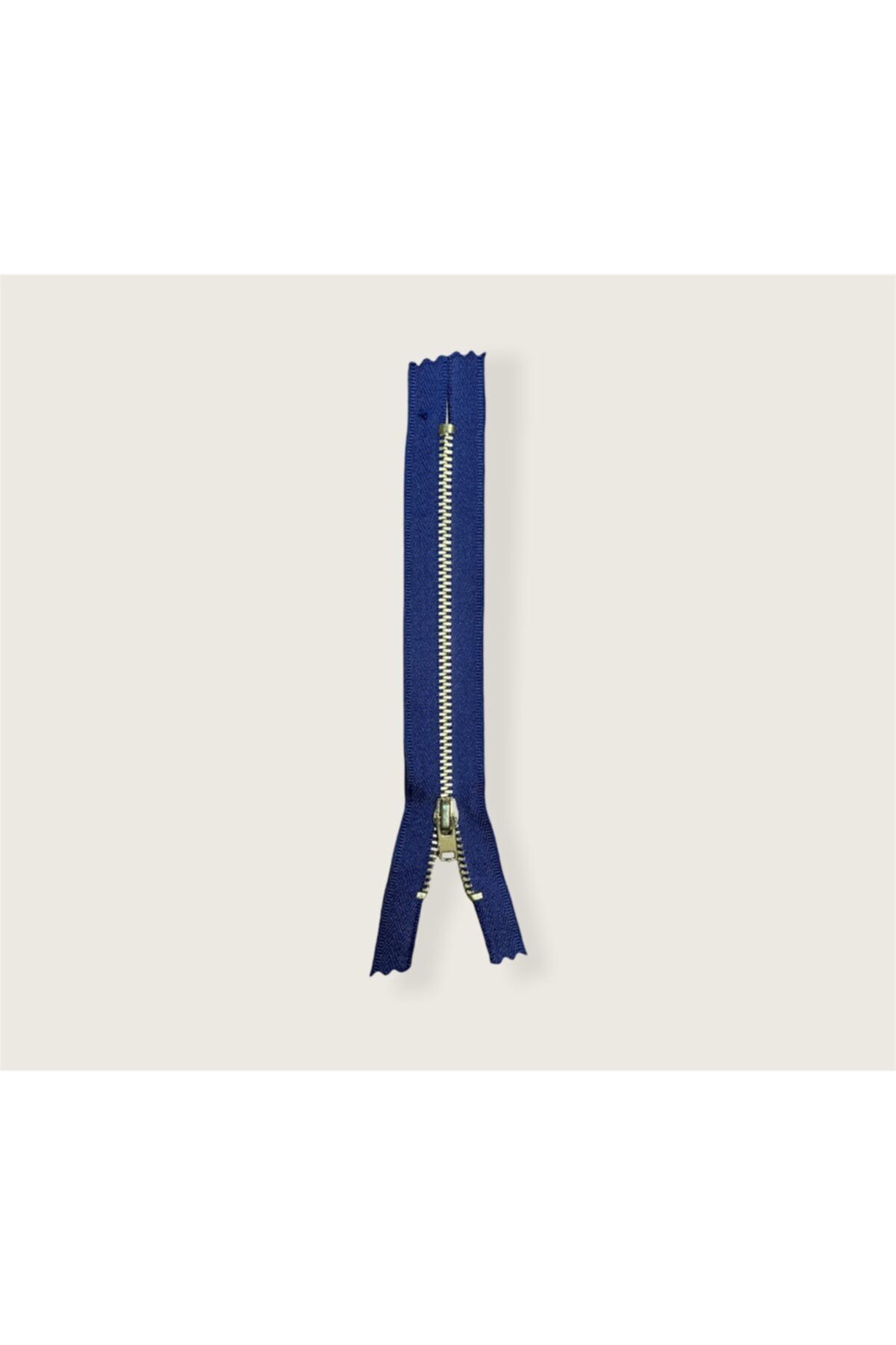Ata Pantolon Çanta Fermuarı 16 cm Metal Diş Renk Lacivert