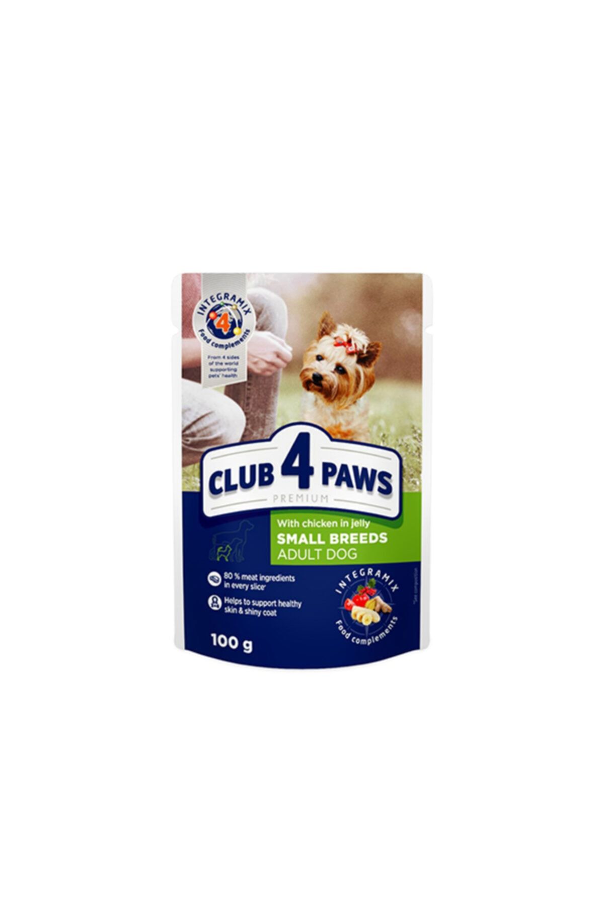 Club4Paws Tav. Pouch Küç. Irk. Yet. Köpek Jöle 100 Gr 12 Adet