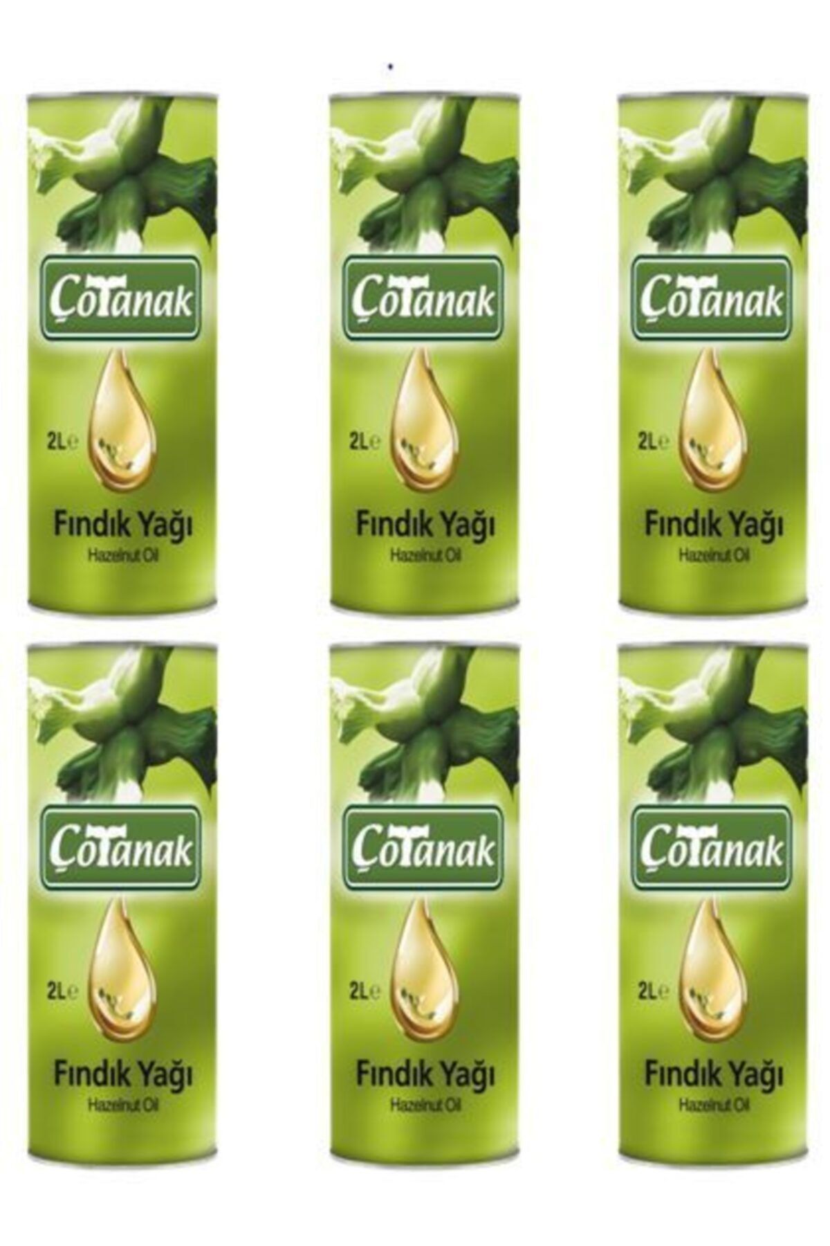 Çotanak Fındık Yağı 6 X 2lt