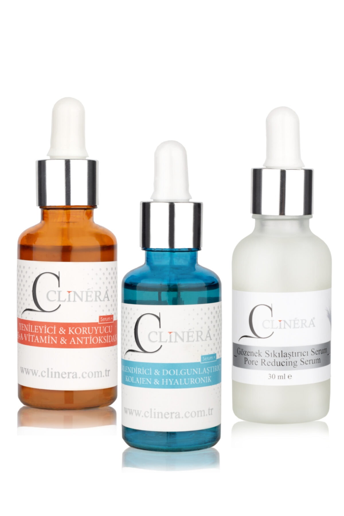 CLİNERA Vitamin & Antioksidan%10 + Sıkılaştırıcı +Kolajen & Hyalüronik%10 Asit Cilt Serumu