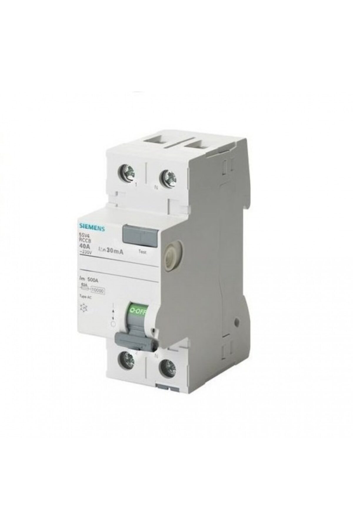 Siemens 1x80 30ma Monofaze Kaçak Akım Koruma