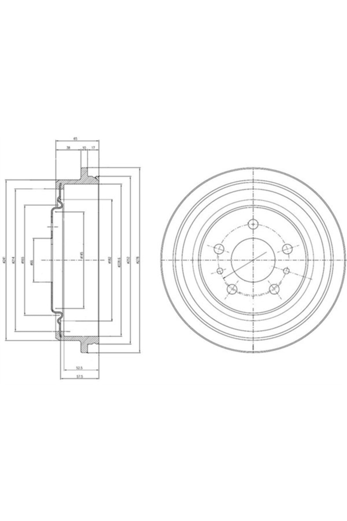 PARCAWORLD Fren Kampanası Arka Renault Espace 97 10-02 Delphı Bf425