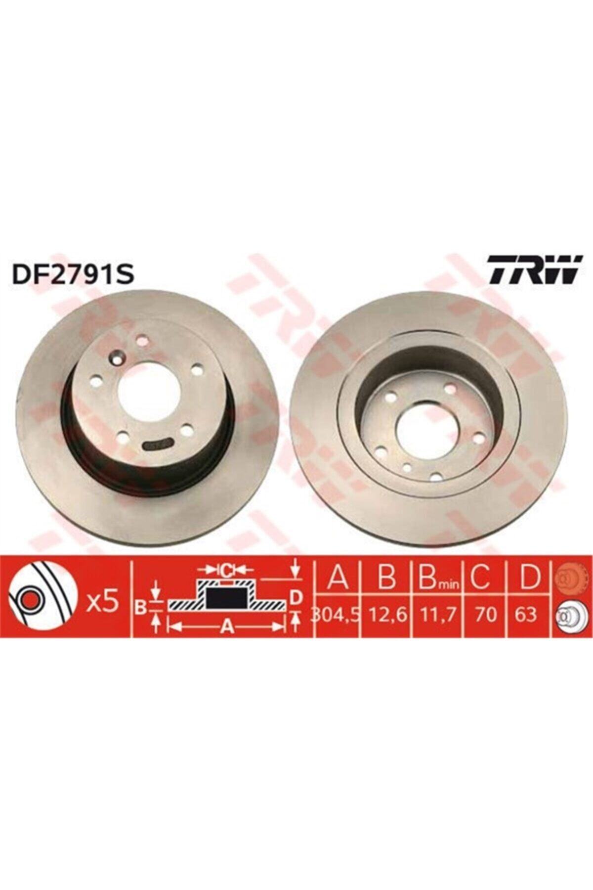 PARCAWORLD Fren Diski Arka Takım Ntc8781 Bmw Land Rover Range Rover-dıscovery Iı-ııı 94-12 2.5 Tdı-3.9-4.0-4.6
