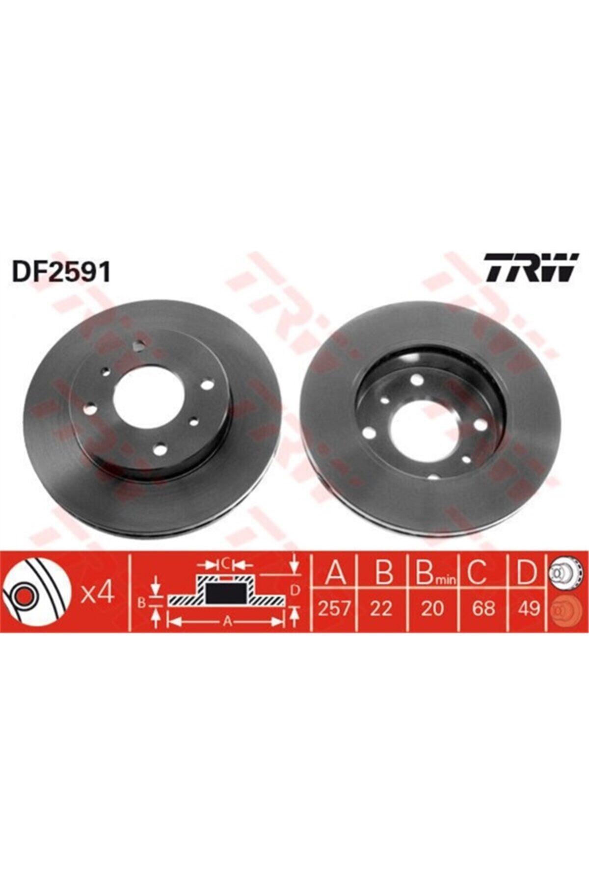 PARCAWORLD Fren Diski Ön . 40206-93j01 Japon Prımera (p11) 96-99 1.6:2.0 Trw Trw Df2591