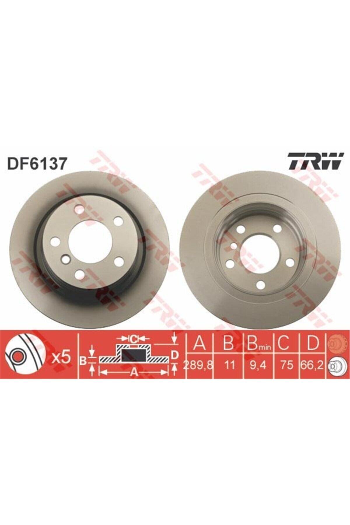PARCAWORLD Fren Diski Arka Takım 34216792225 Bmw F20-f20 Lci-f21-f21 Lci-f22-f22 Lci-f23-f23 Lci 10-18 Bm Trw T