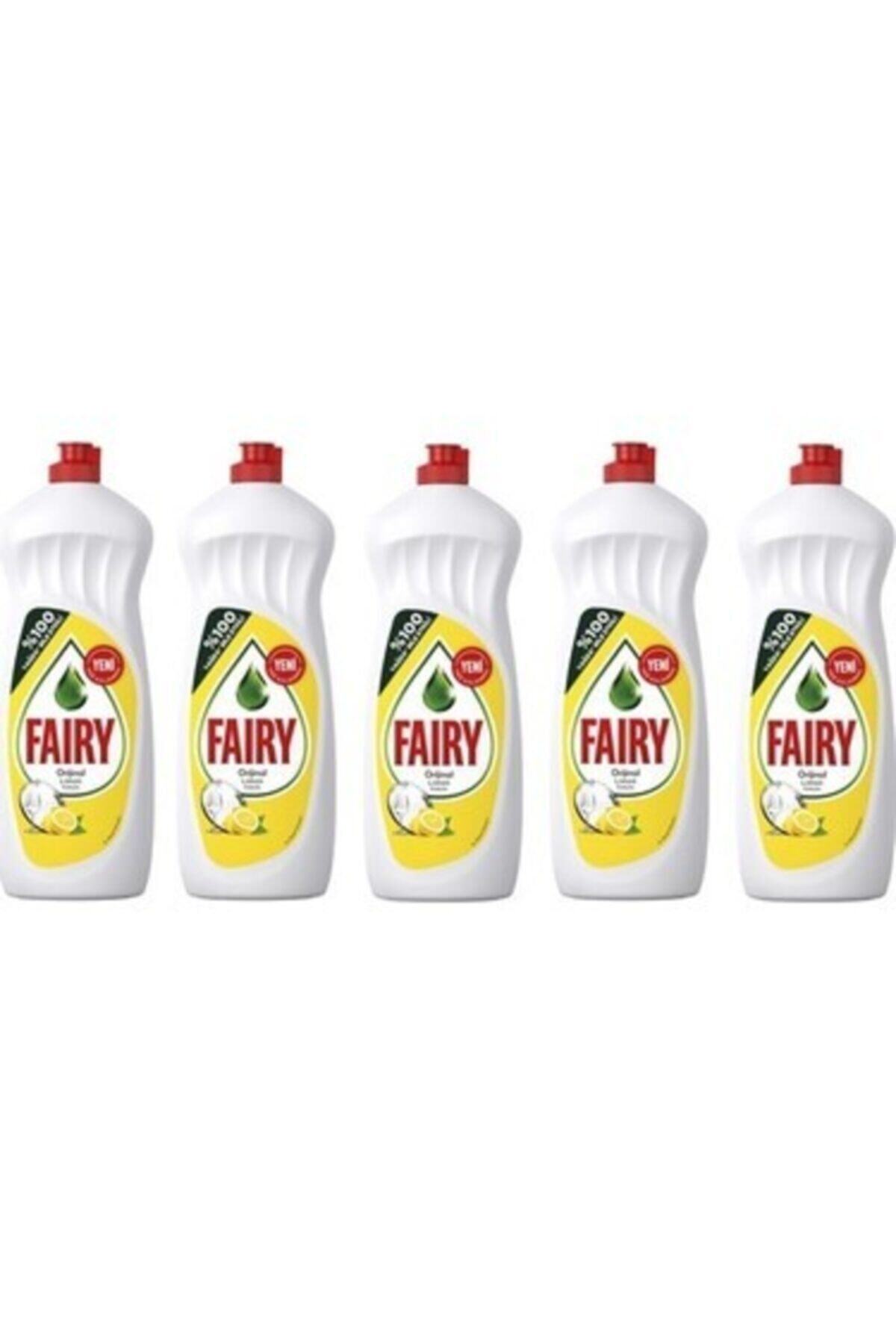 Fairy Elde Bulaşık Deterjanı Limon Kokulu 650 ml X 5 Adet