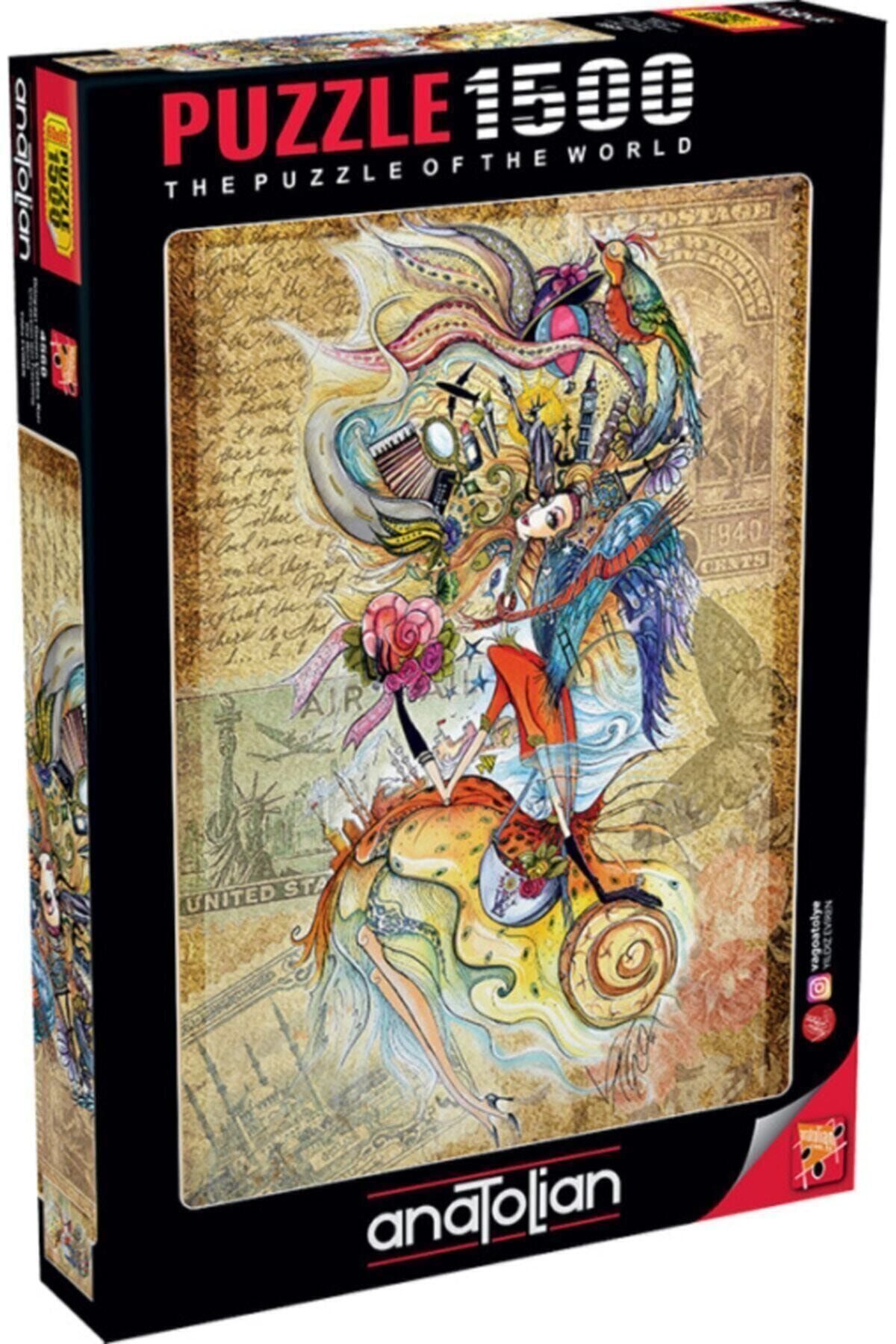 Anatolian Puzzle 4560 Anatolian Dünyayı Gezen Çerkes Kızı / 1500 Parça Puzzle