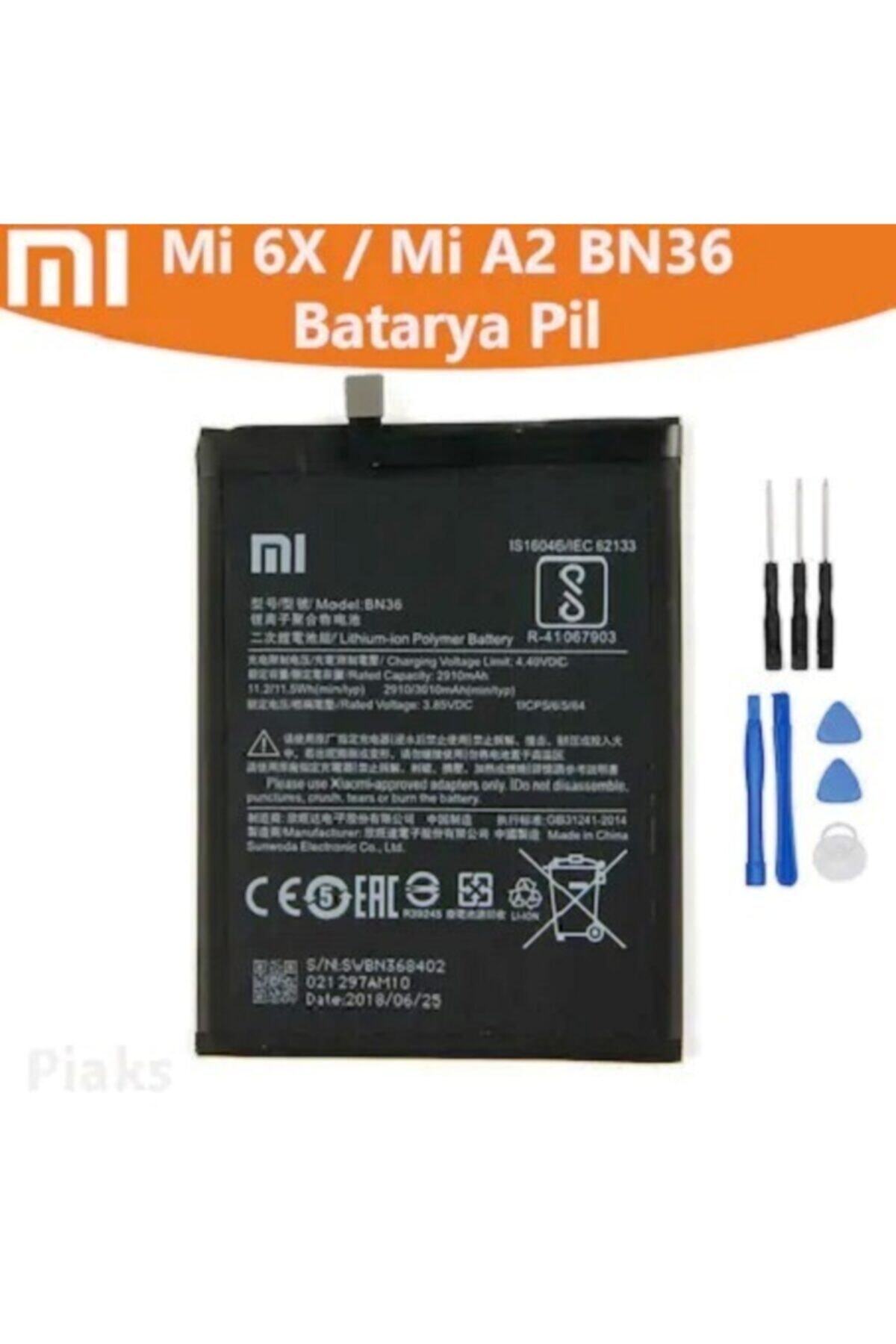 Xiaomi Axya Mi A2/6x Bn36 Pil Batarya Ve Tamir Seti-ithalatçı Garantilidir