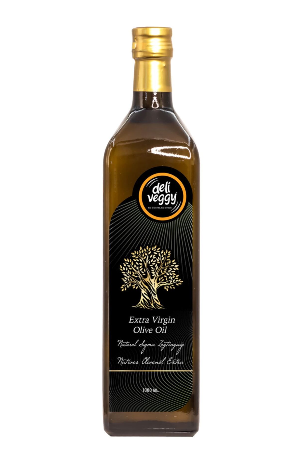 deliveggy Natural Extra Virgin Sızma Zeytinyağ 1000ml