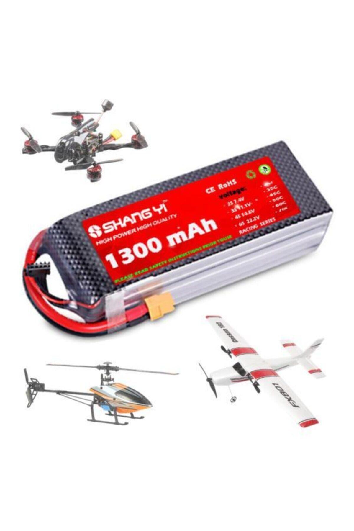 Profisher 7.4v 1300mah 2s 25c Lipo Pil Rc Yarış Dronu Helikopter Model Uçak