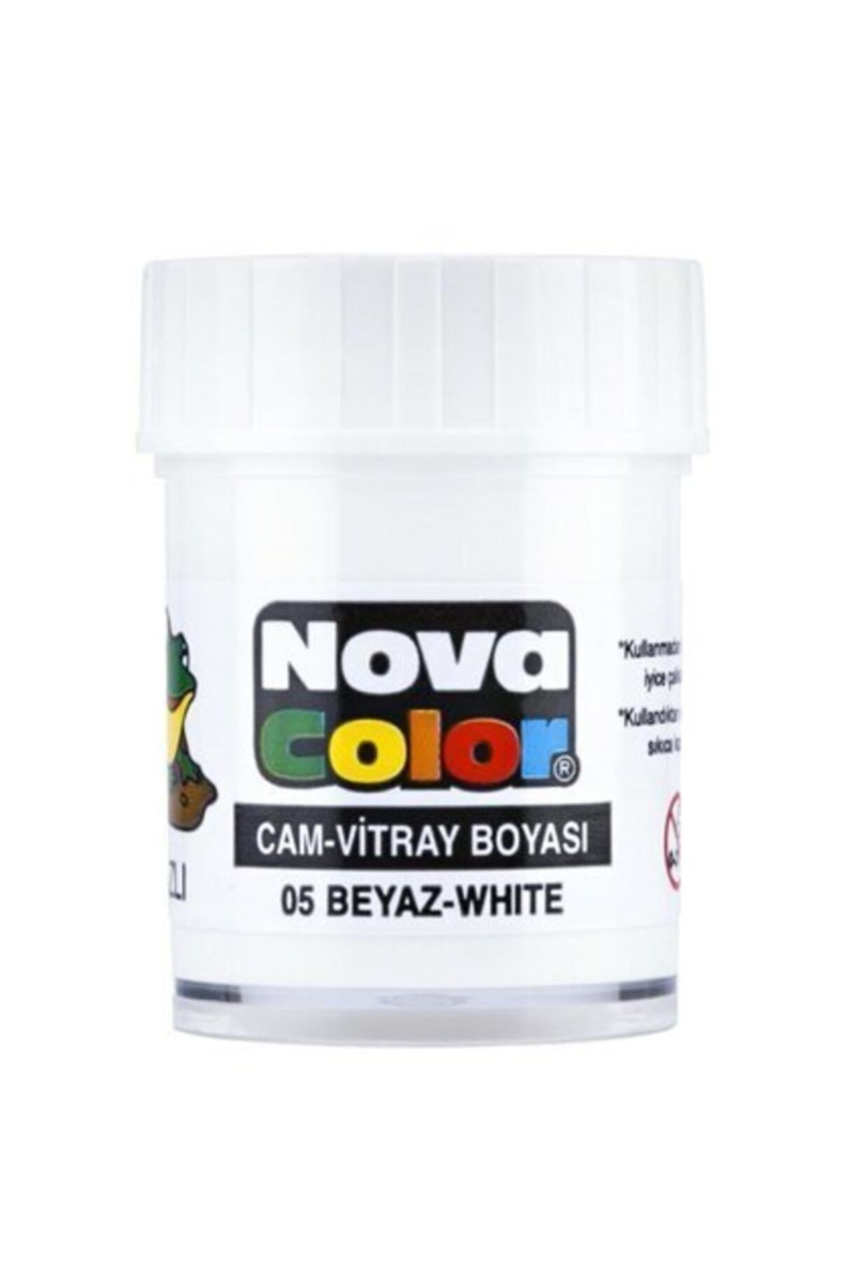 Nova Color Cam Boyası Su Bazlı Beyaz 12 Li
