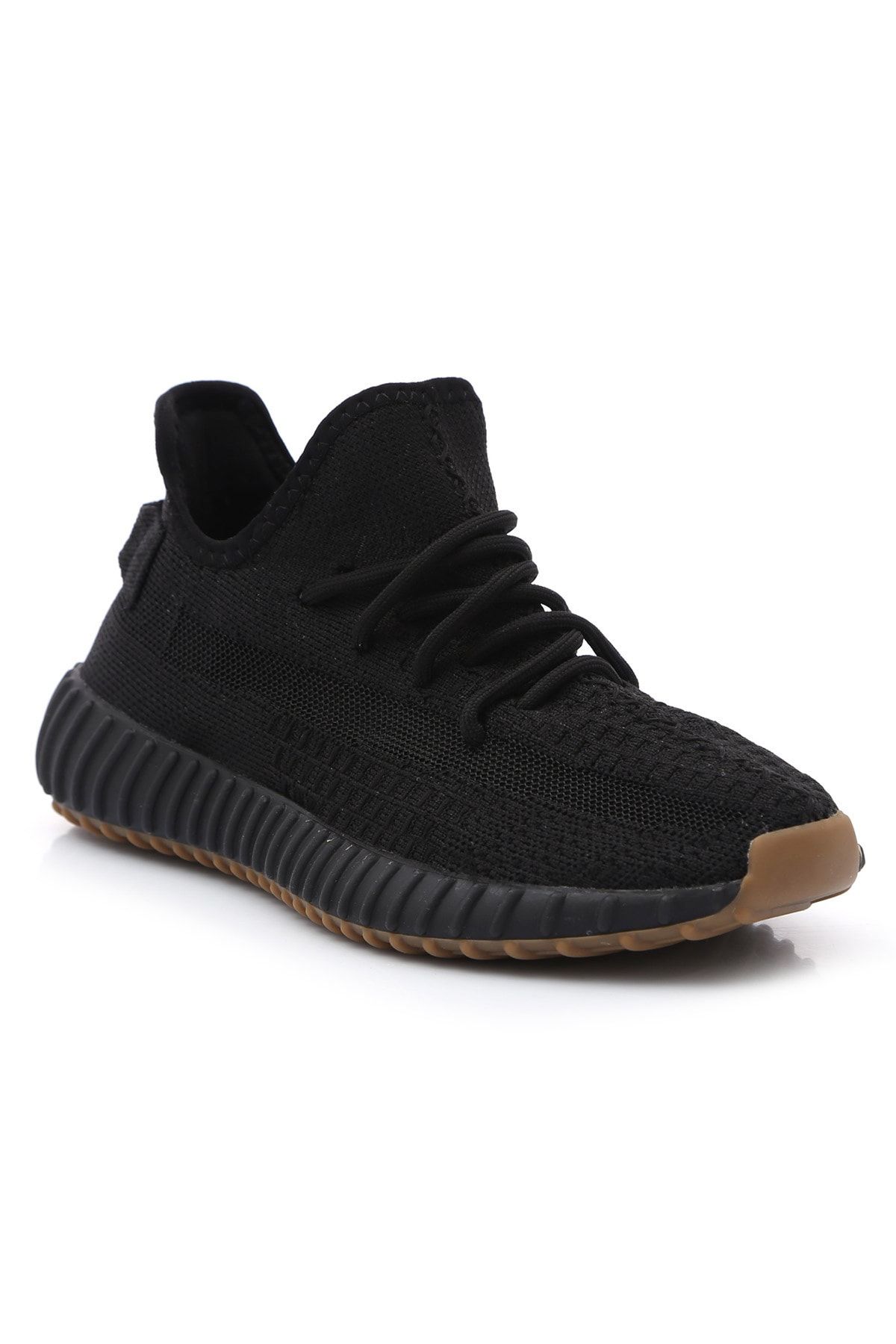 BLACK DEER Siyah Runner Ortopedik Tabanlıklı Sneaker Spor Ayakkabı