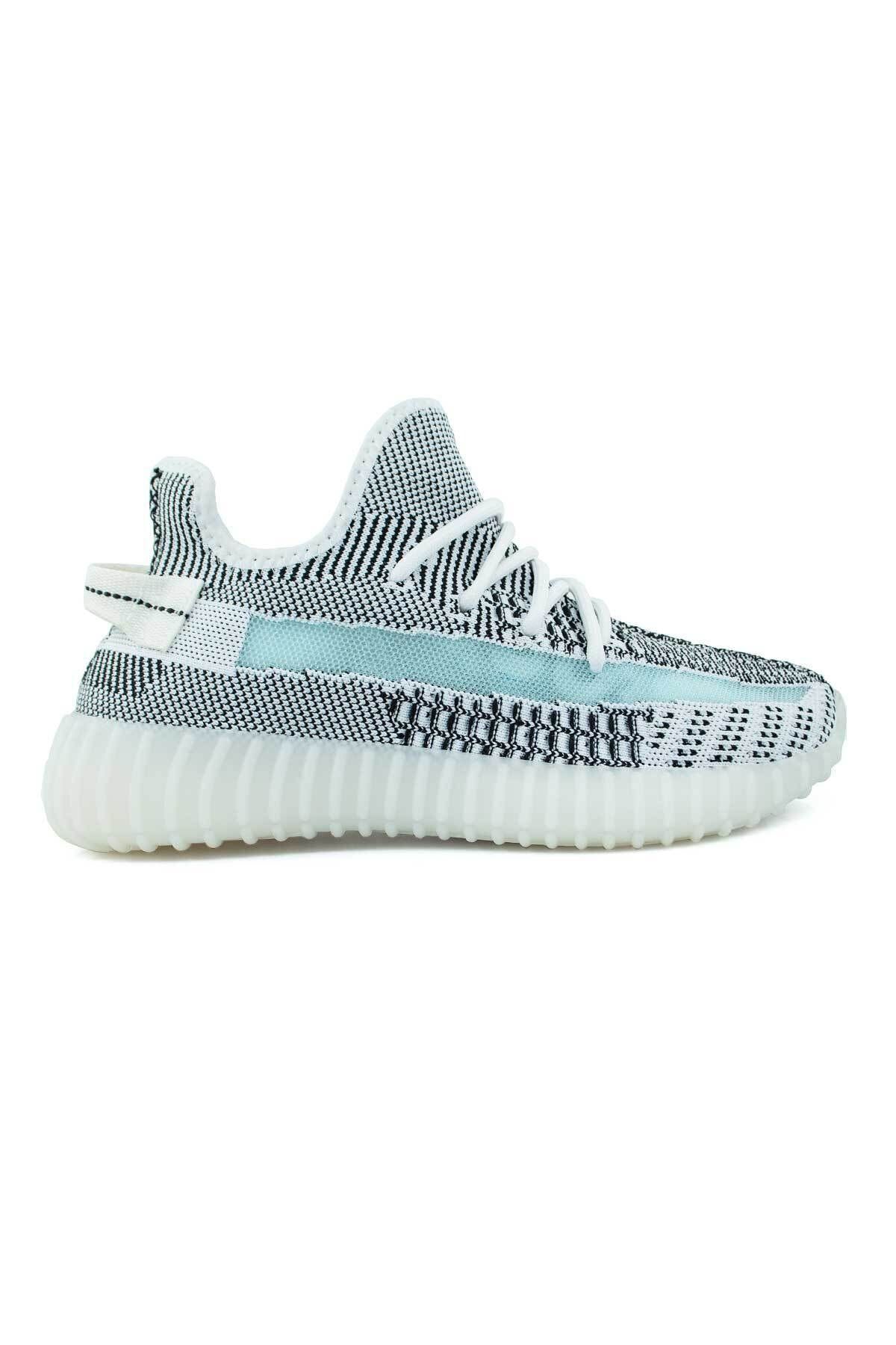 BLACK DEER Zebra Buz Mavi Runner Ortopedik Tabanlıklı Sneaker Spor Ayakkabı