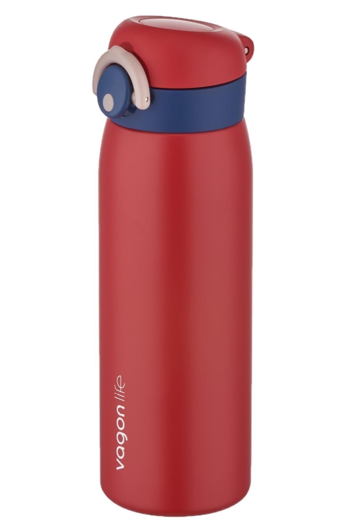 Vagonlife Fiftyfifty 480ml Çift Katmanlı Paslanmaz Çelik Termos 6 Saat Sıcak/soğuk