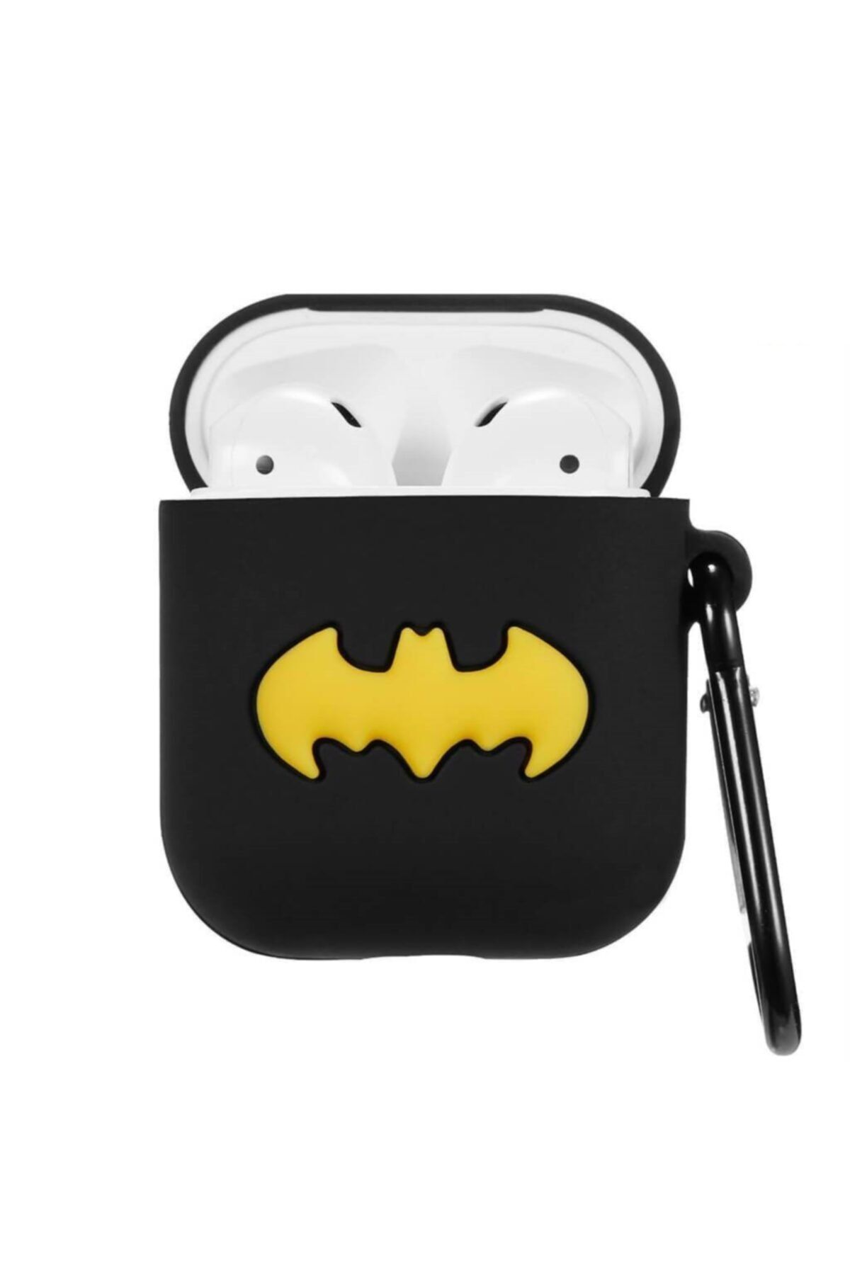 Techmaster Apple Airpods 1. 2. Nesil Batman Silikon Kılıf Kapak Koruma