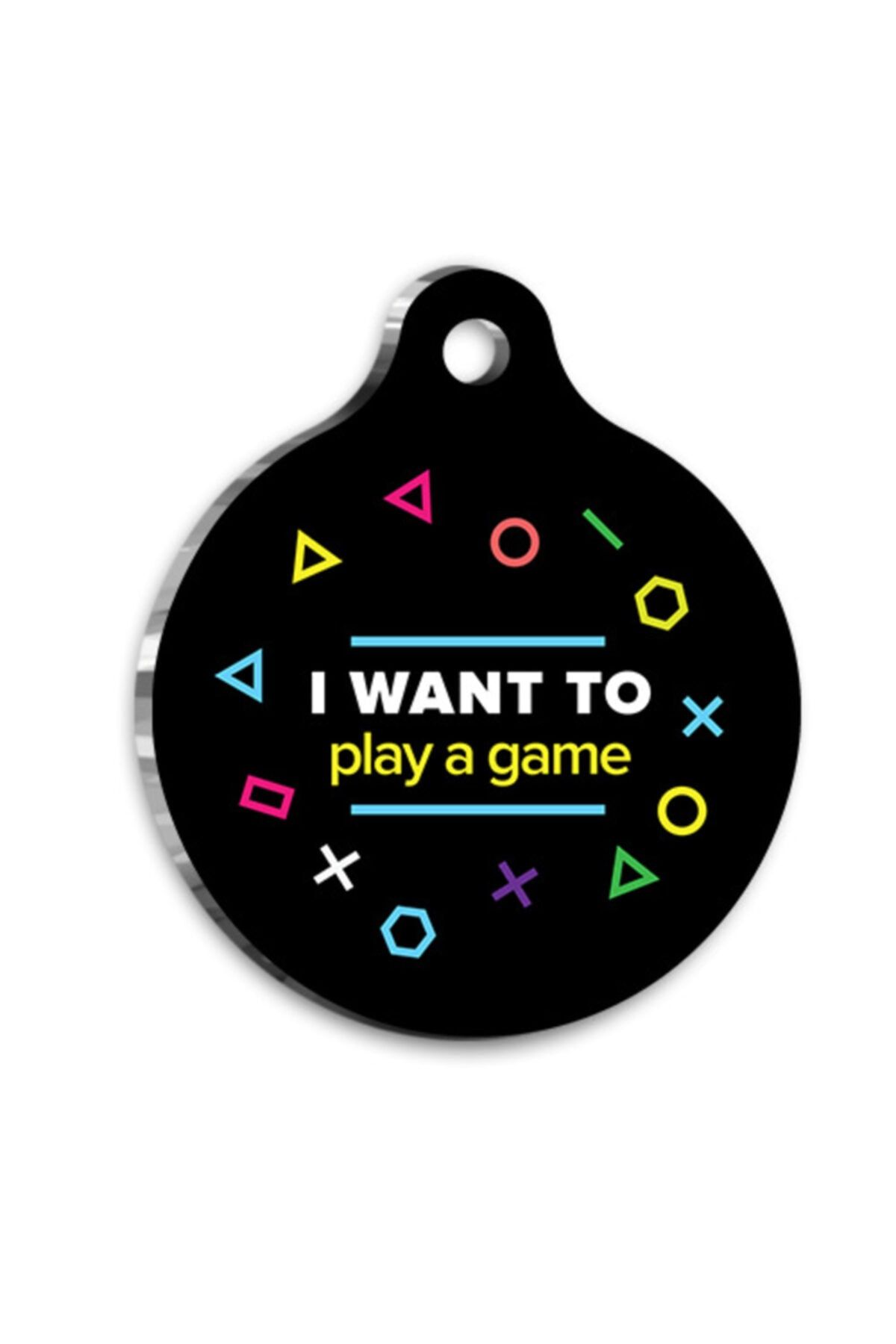altın pati Oyuncu Pet Tag