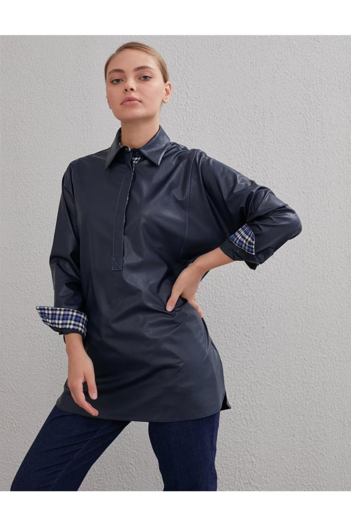 Kayra Lacivert Bluz Ka-a20-11007-11